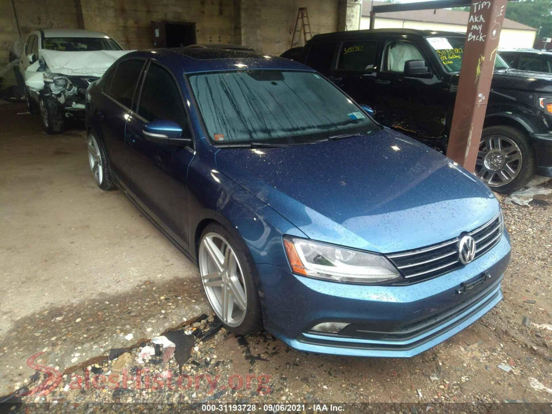 2017 VOLKSWAGEN JETTA — VIN 3VWDB7AJ7HM353269