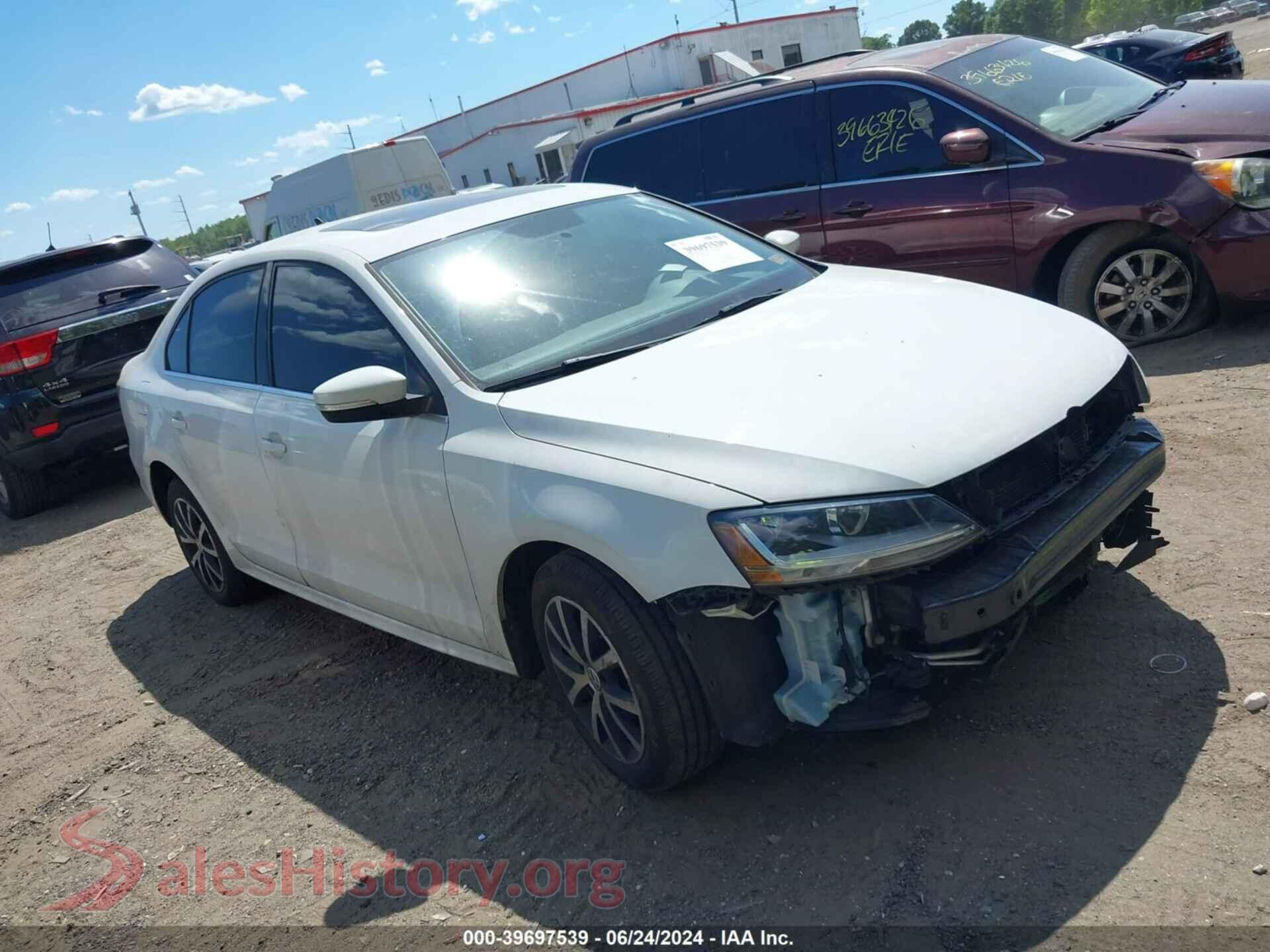 2017 VOLKSWAGEN JETTA — VIN 3VWDB7AJ9HM358389