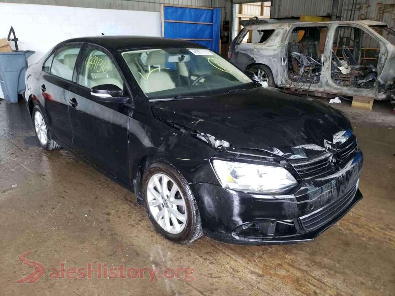 2012 VOLKSWAGEN JETTA — VIN 3VWDP7AJ1CM369784