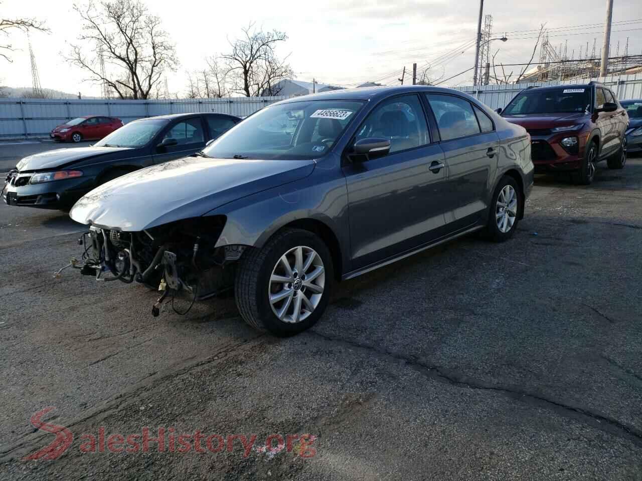 2012 VOLKSWAGEN JETTA — VIN 3VWDP7AJ5CM466888