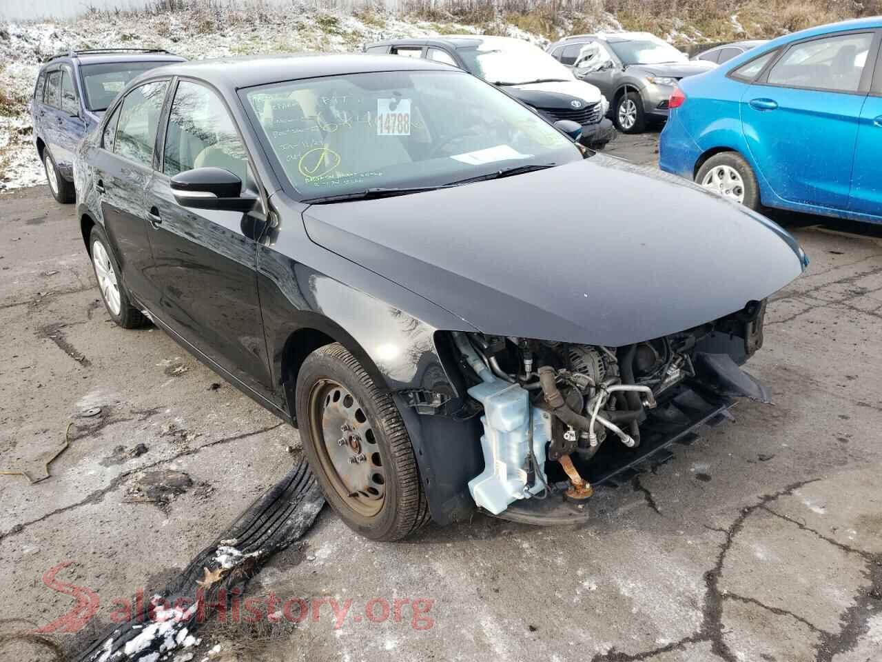 2012 VOLKSWAGEN JETTA — VIN 3VWDP7AJ7CM376559