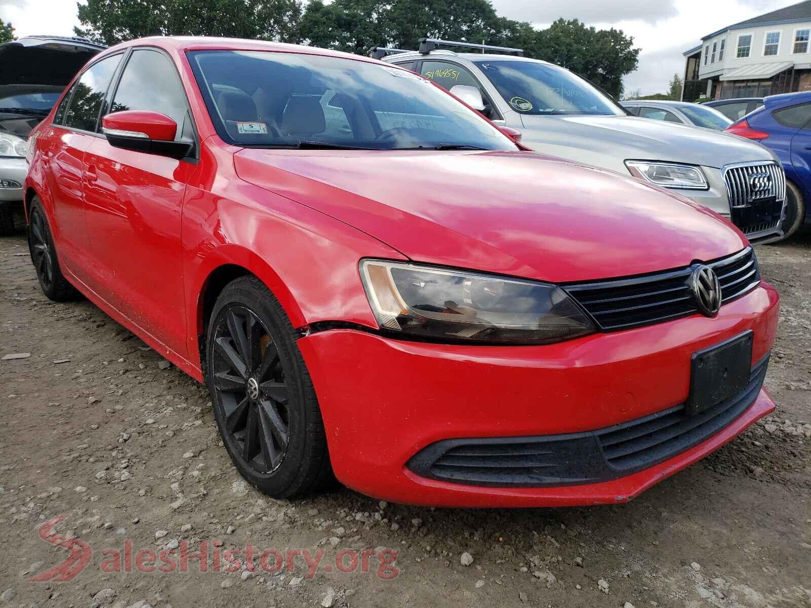 2012 VOLKSWAGEN JETTA — VIN 3VWDP7AJ9CM076926