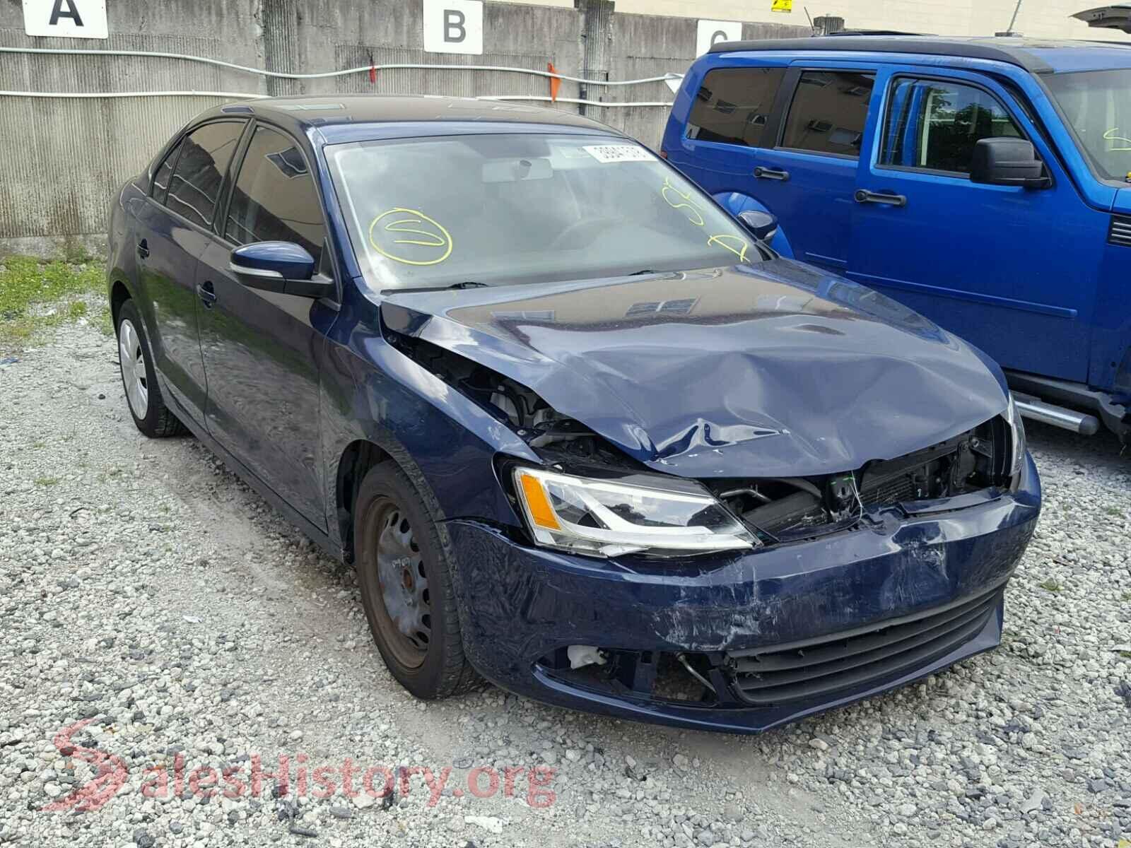 2012 VOLKSWAGEN JETTA — VIN 3VWDP7AJ9CM365191