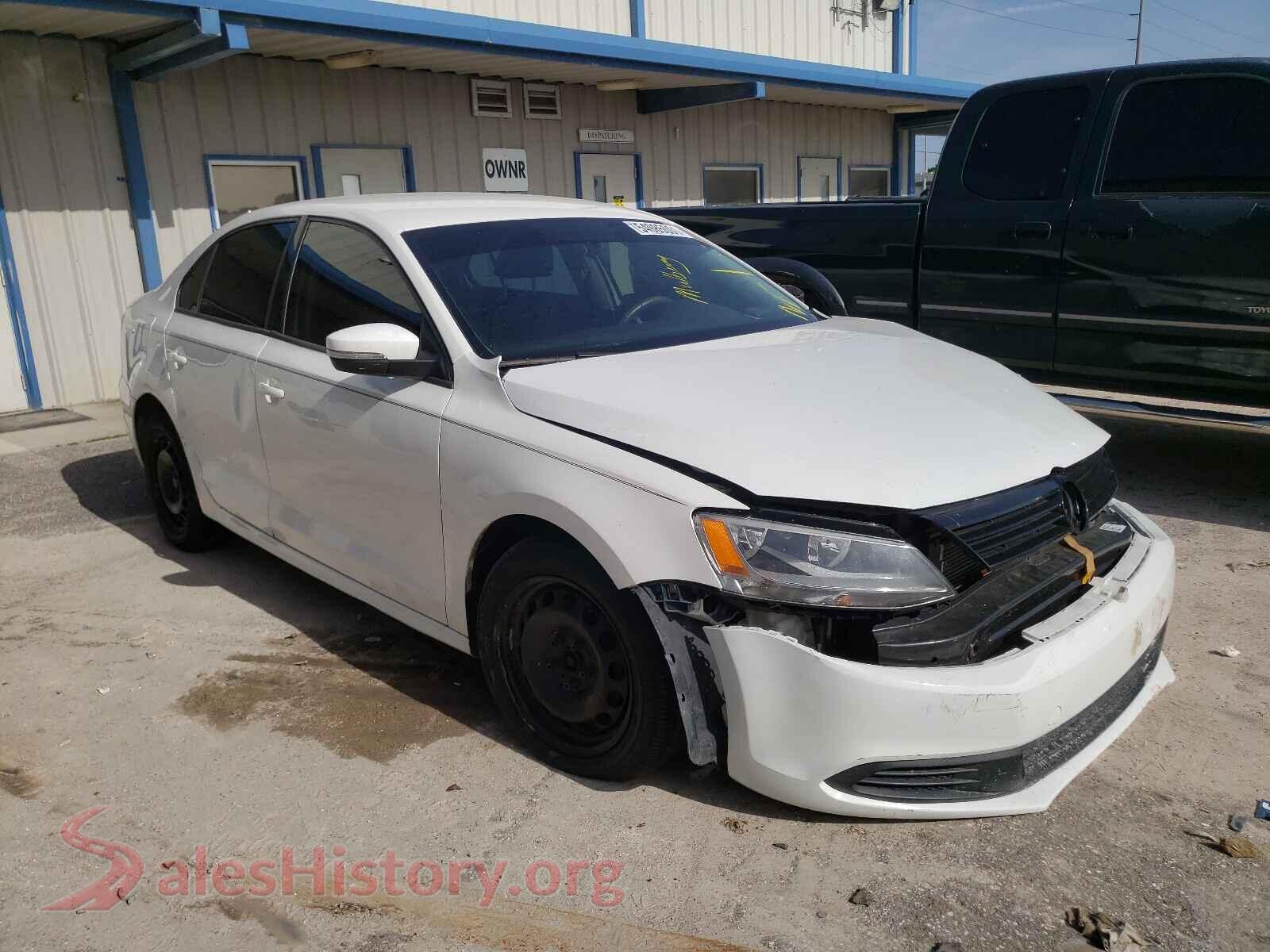 2012 VOLKSWAGEN JETTA — VIN 3VWDX7AJ7CM455374
