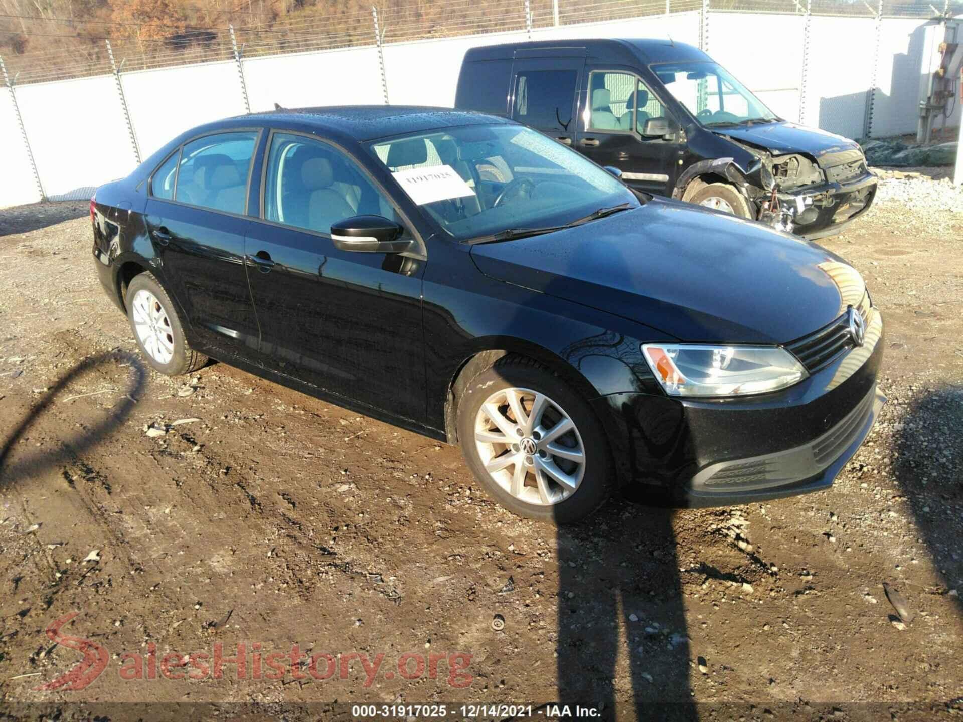 2011 VOLKSWAGEN JETTA SEDAN — VIN 3VWDZ7AJ0BM317751