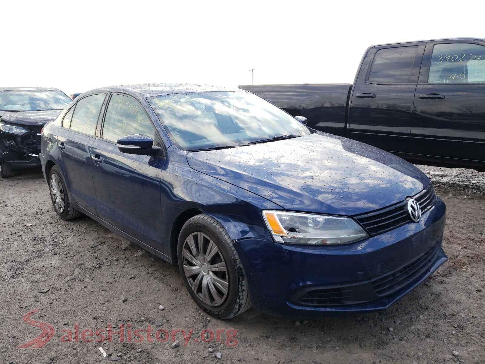 2011 VOLKSWAGEN JETTA — VIN 3VWDZ7AJ0BM342231