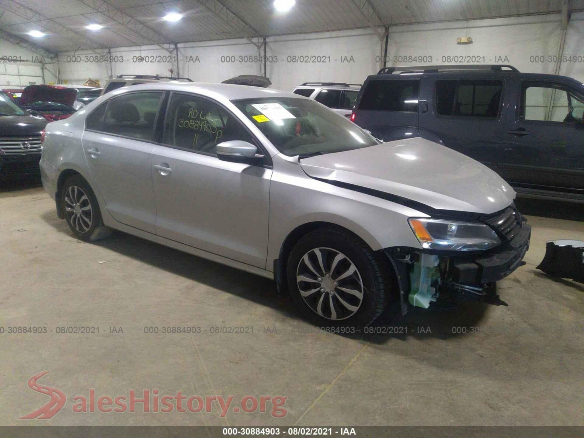 2011 VOLKSWAGEN JETTA SEDAN — VIN 3VWDZ7AJ6BM382104