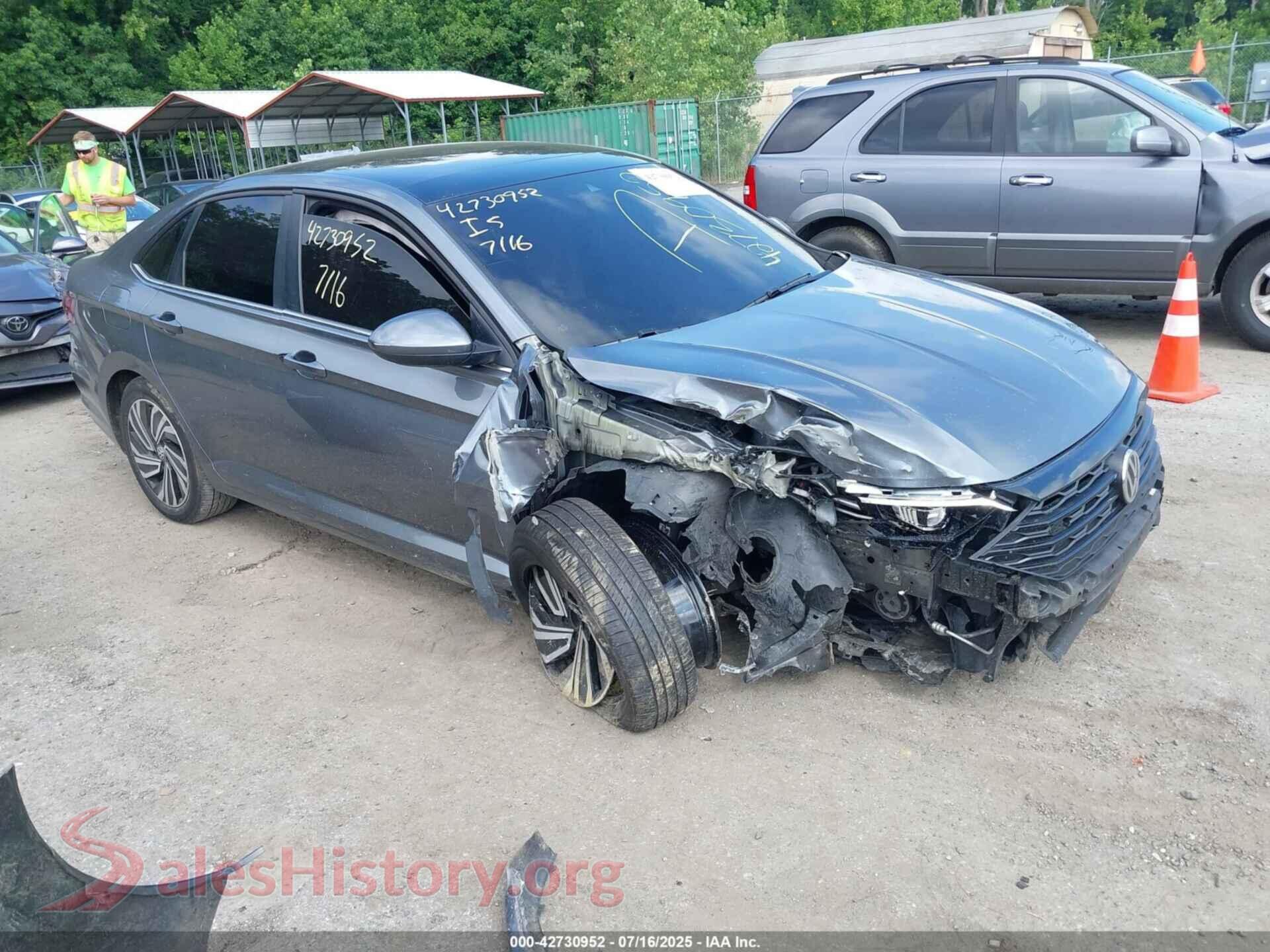 2021 VOLKSWAGEN JETTA — VIN 3VWE57BU0MM089441