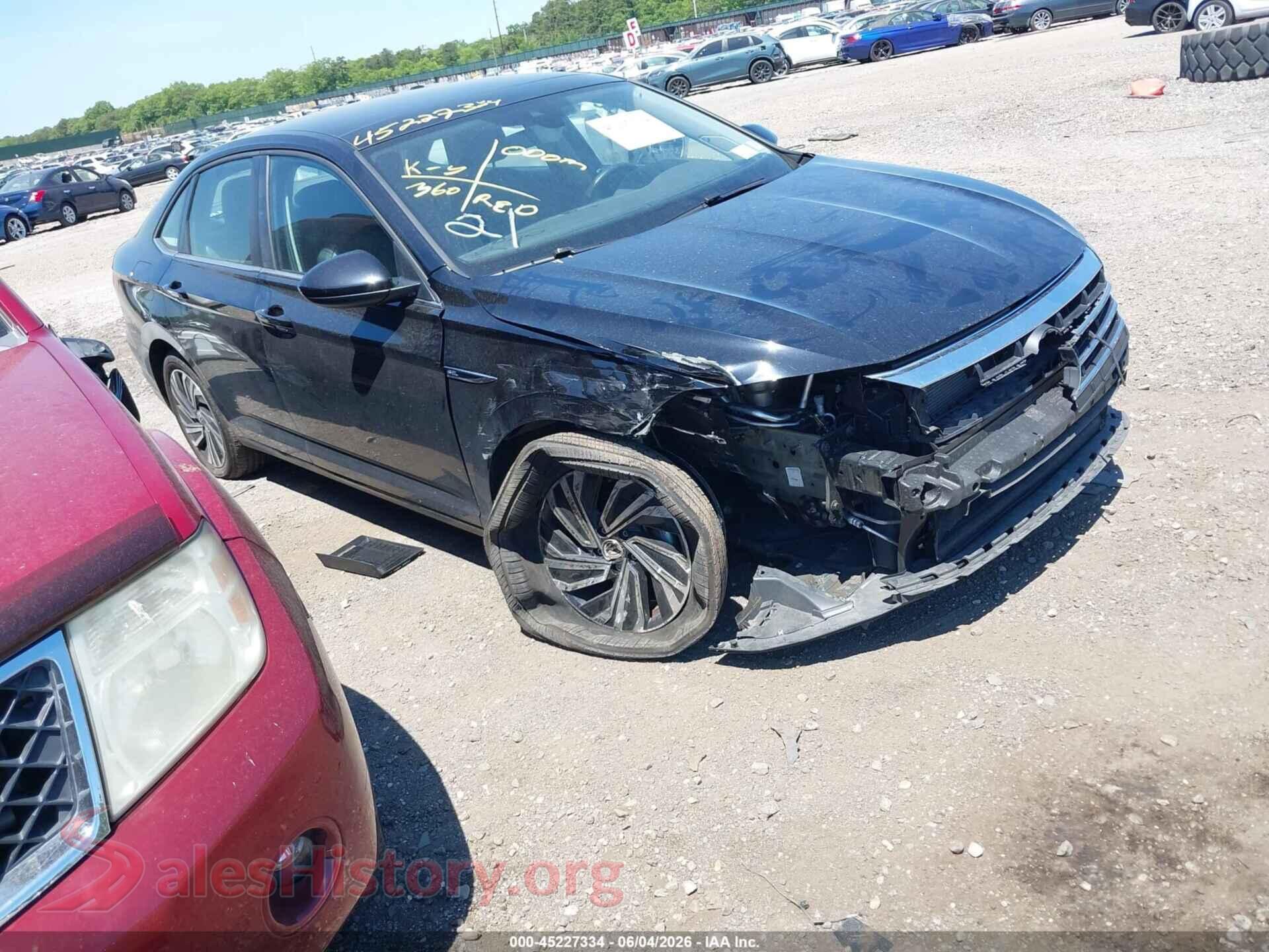 2021 VOLKSWAGEN JETTA — VIN 3VWE57BU2MM054013