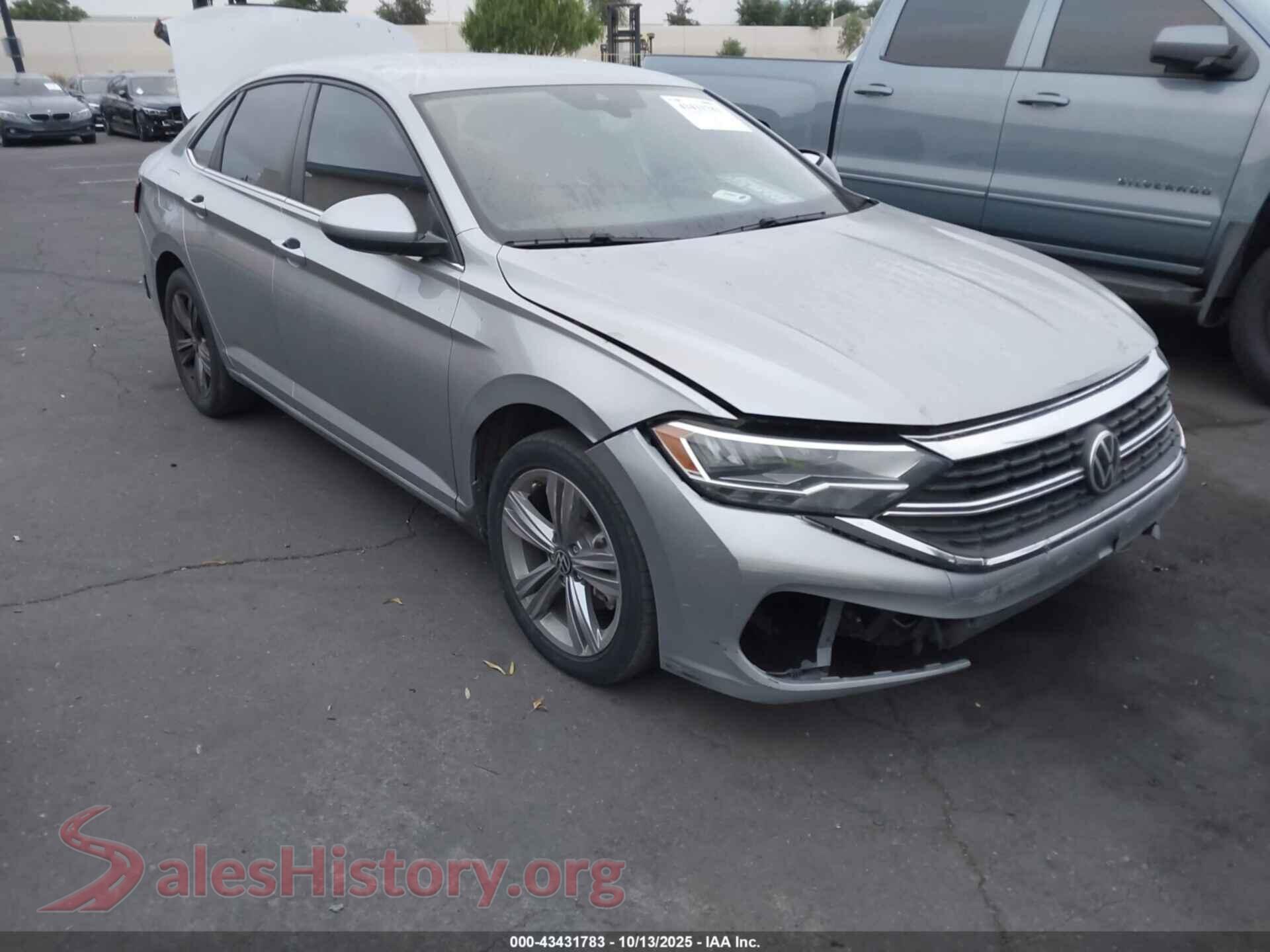 2022 VOLKSWAGEN JETTA — VIN 3VWEM7BU5NM009068