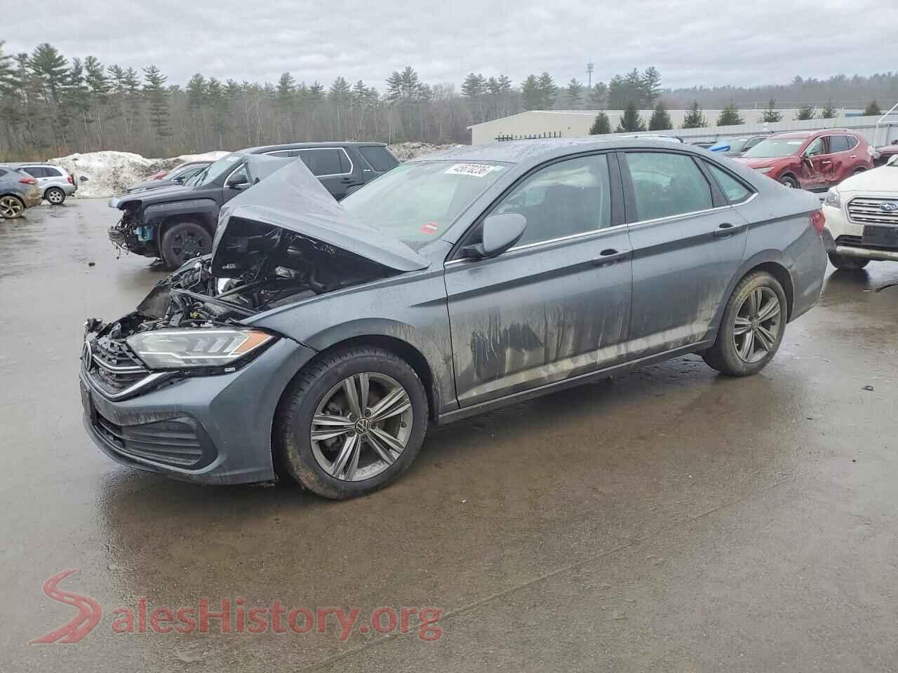 2022 VOLKSWAGEN JETTA — VIN 3VWEM7BU6NM010844