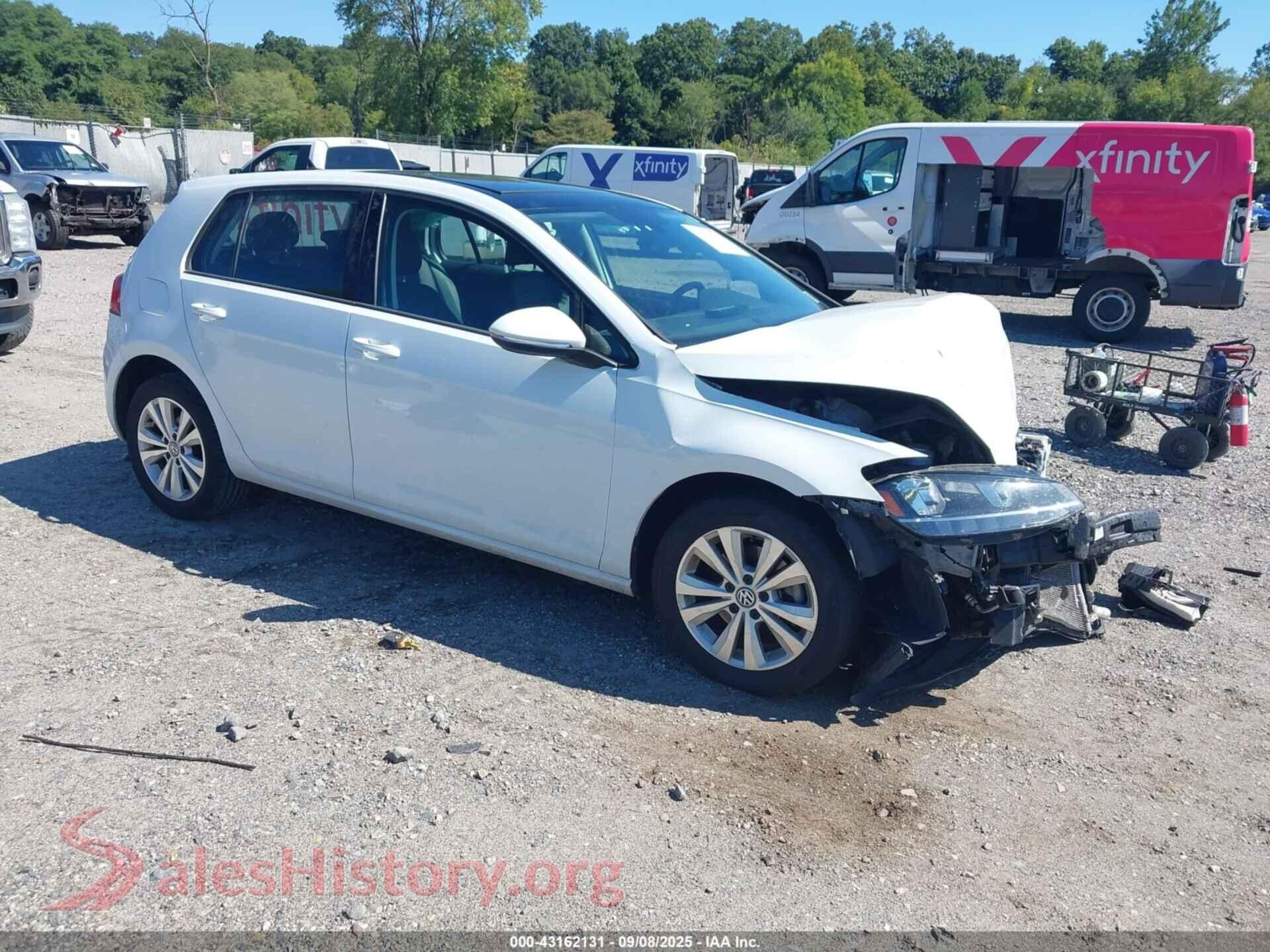2021 VOLKSWAGEN GOLF — VIN 3VWG57AU9MM005112