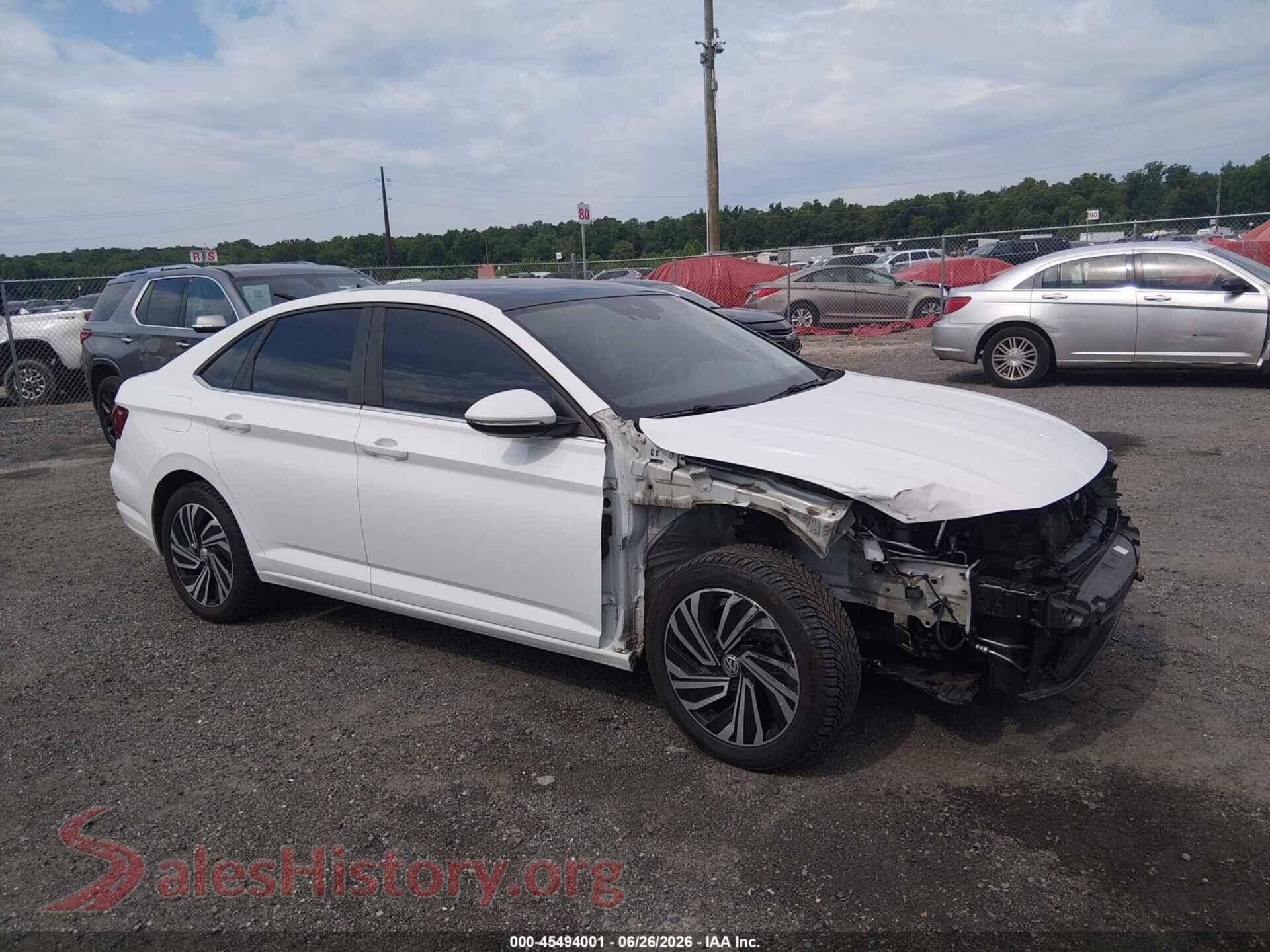 2021 VOLKSWAGEN JETTA — VIN 3VWG57BU7MM007262