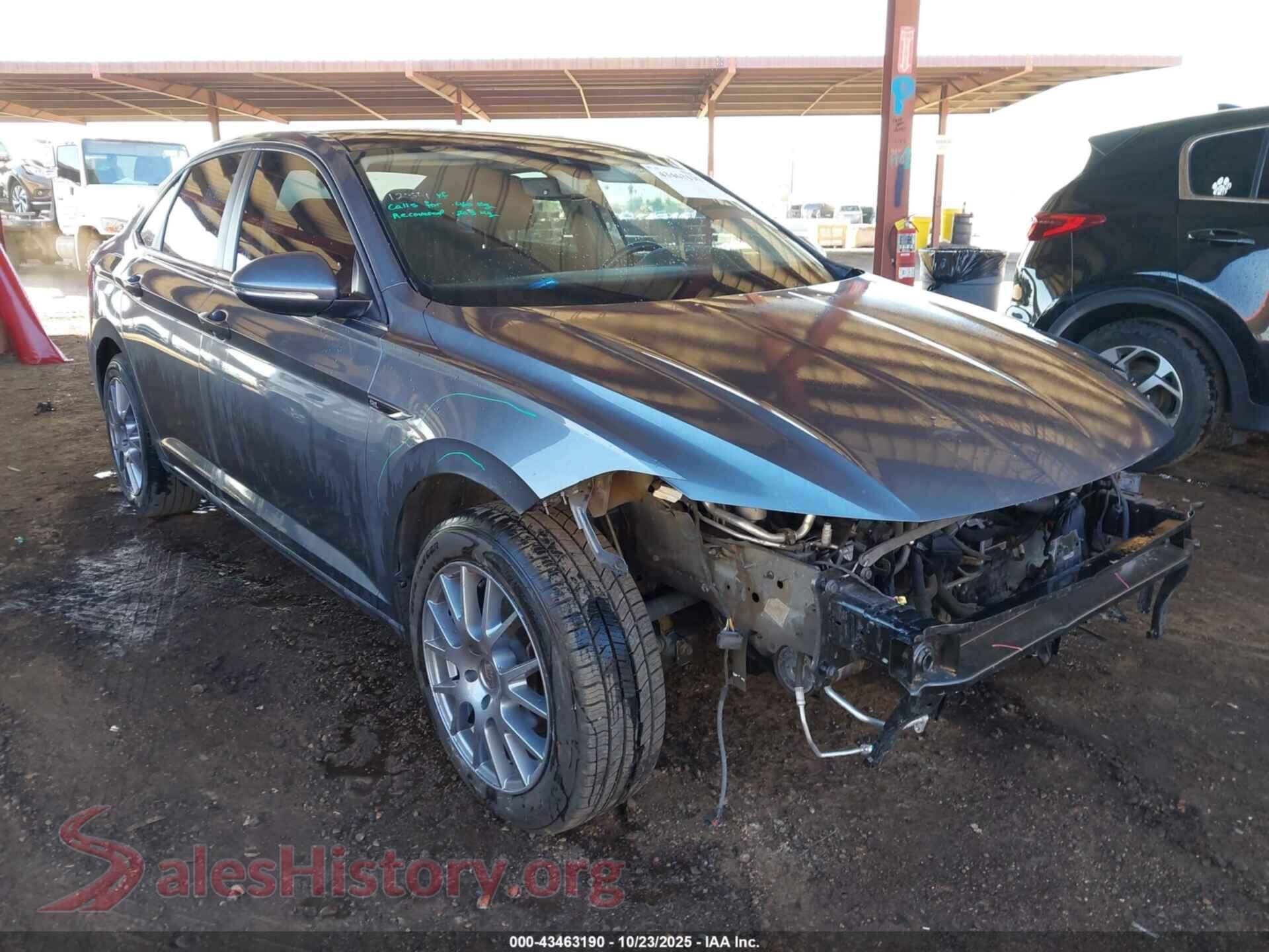 2019 VOLKSWAGEN JETTA — VIN 3VWG57BU9KM252562