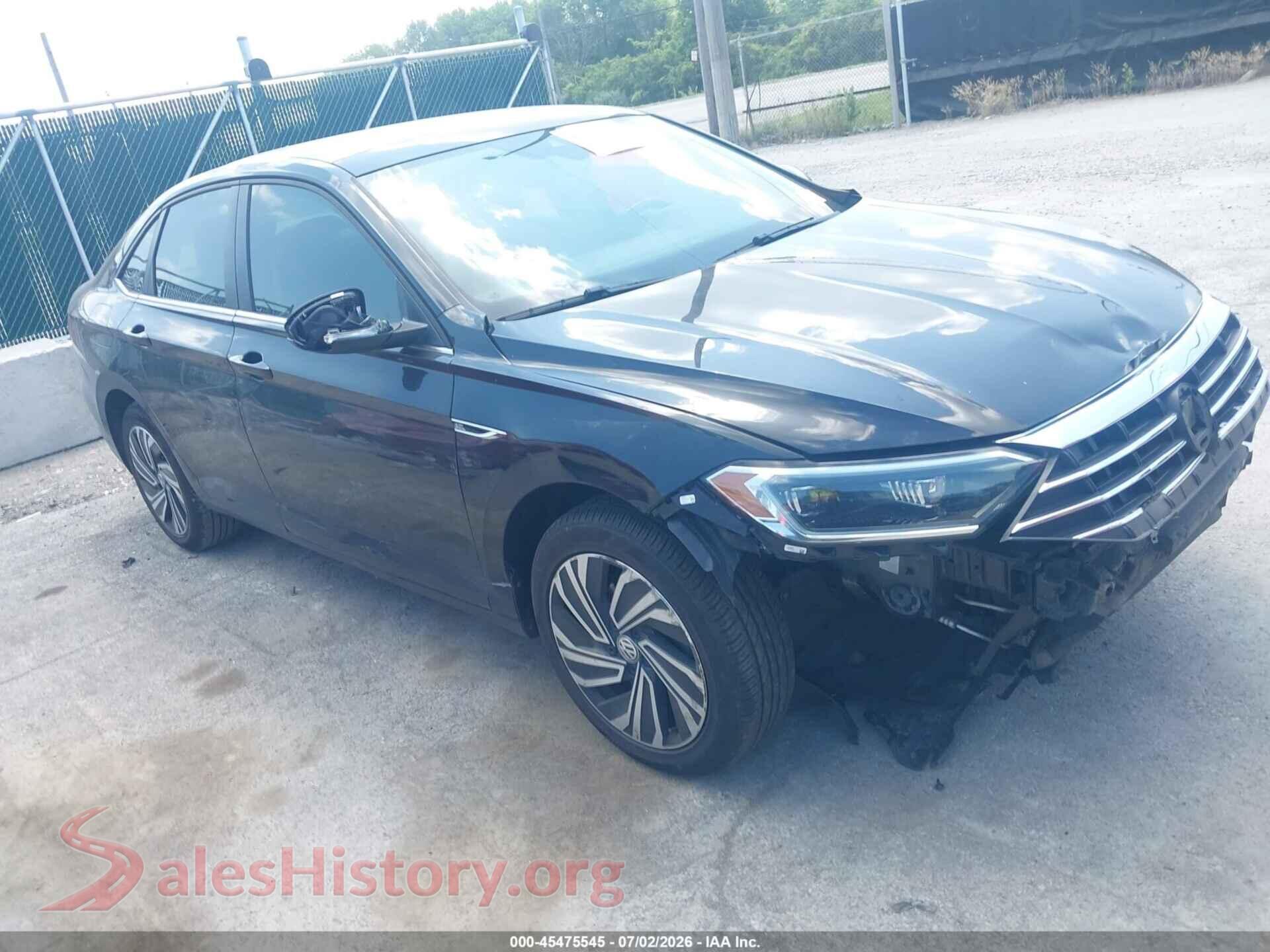 2020 VOLKSWAGEN JETTA — VIN 3VWGB7BU9LM047768