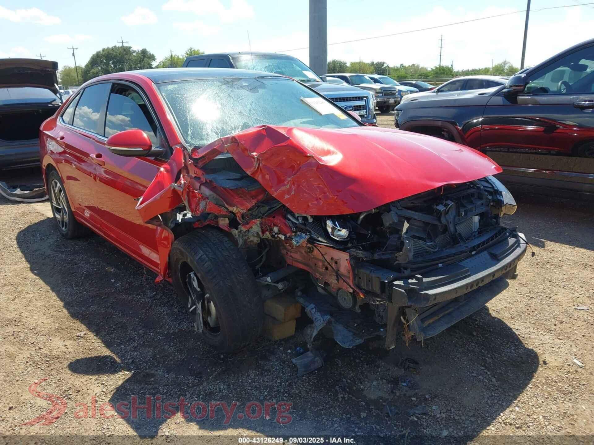 2022 VOLKSWAGEN JETTA — VIN 3VWGM7BU0NM032427