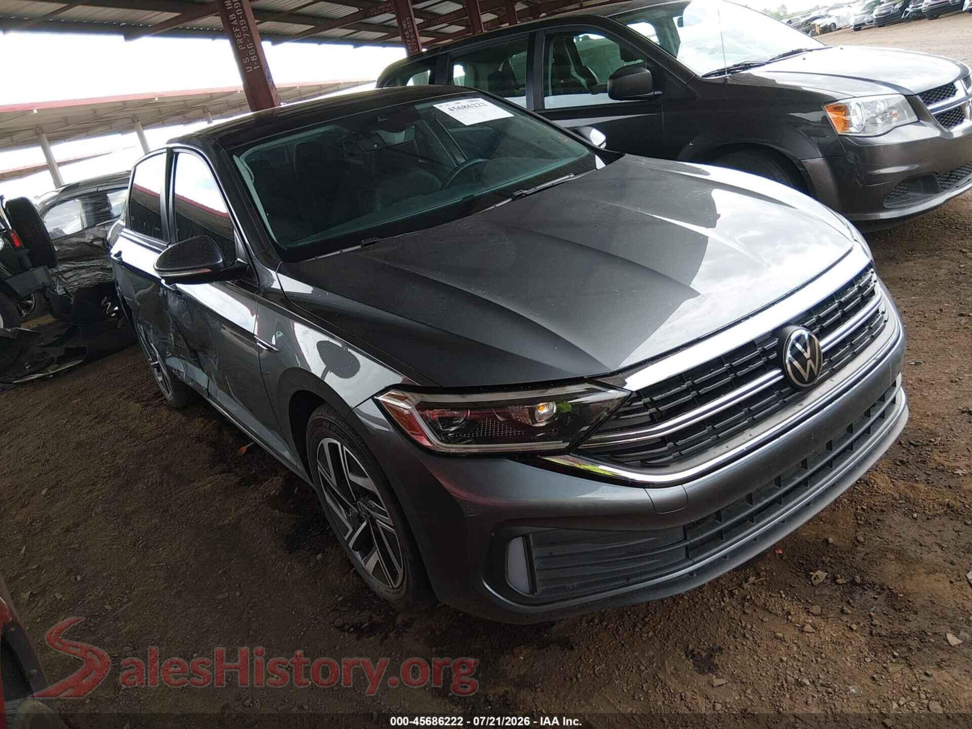 2023 VOLKSWAGEN JETTA — VIN 3VWGM7BUXPM053353