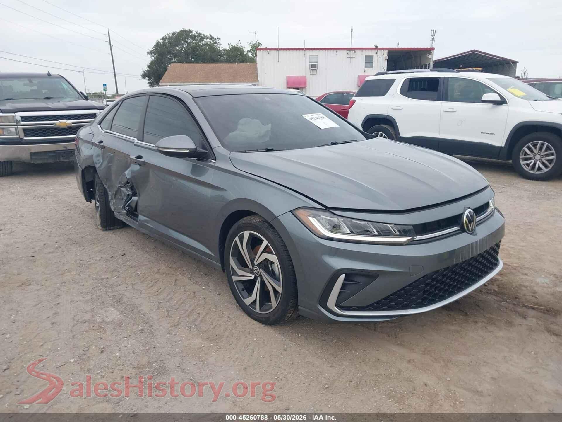 2025 VOLKSWAGEN JETTA — VIN 3VWGX7BU3SM070799