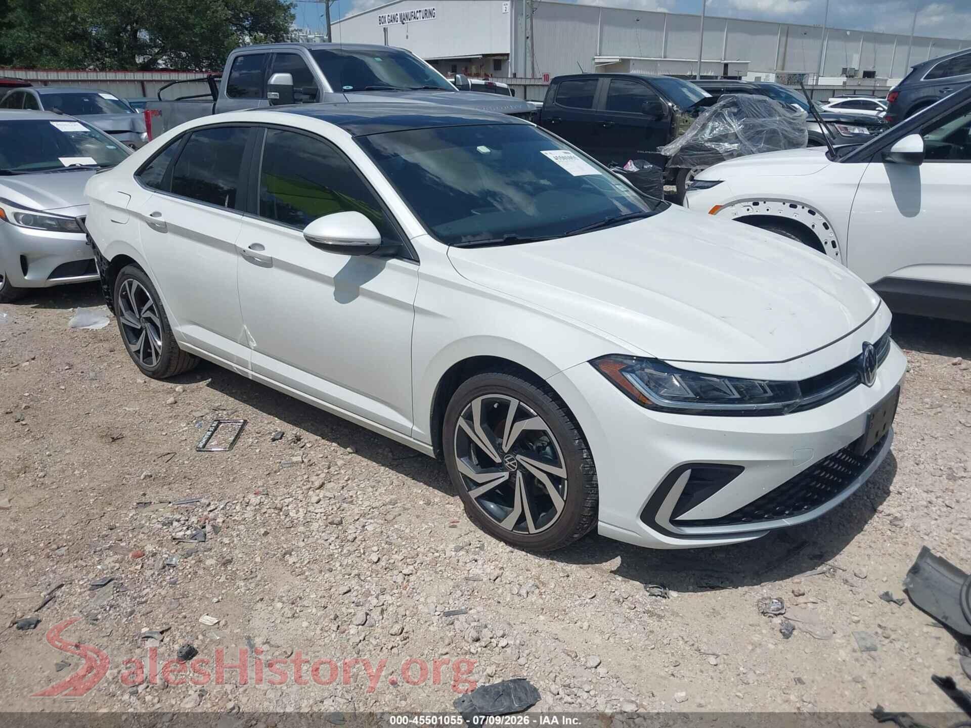 2025 VOLKSWAGEN JETTA — VIN 3VWGX7BU8SM051472