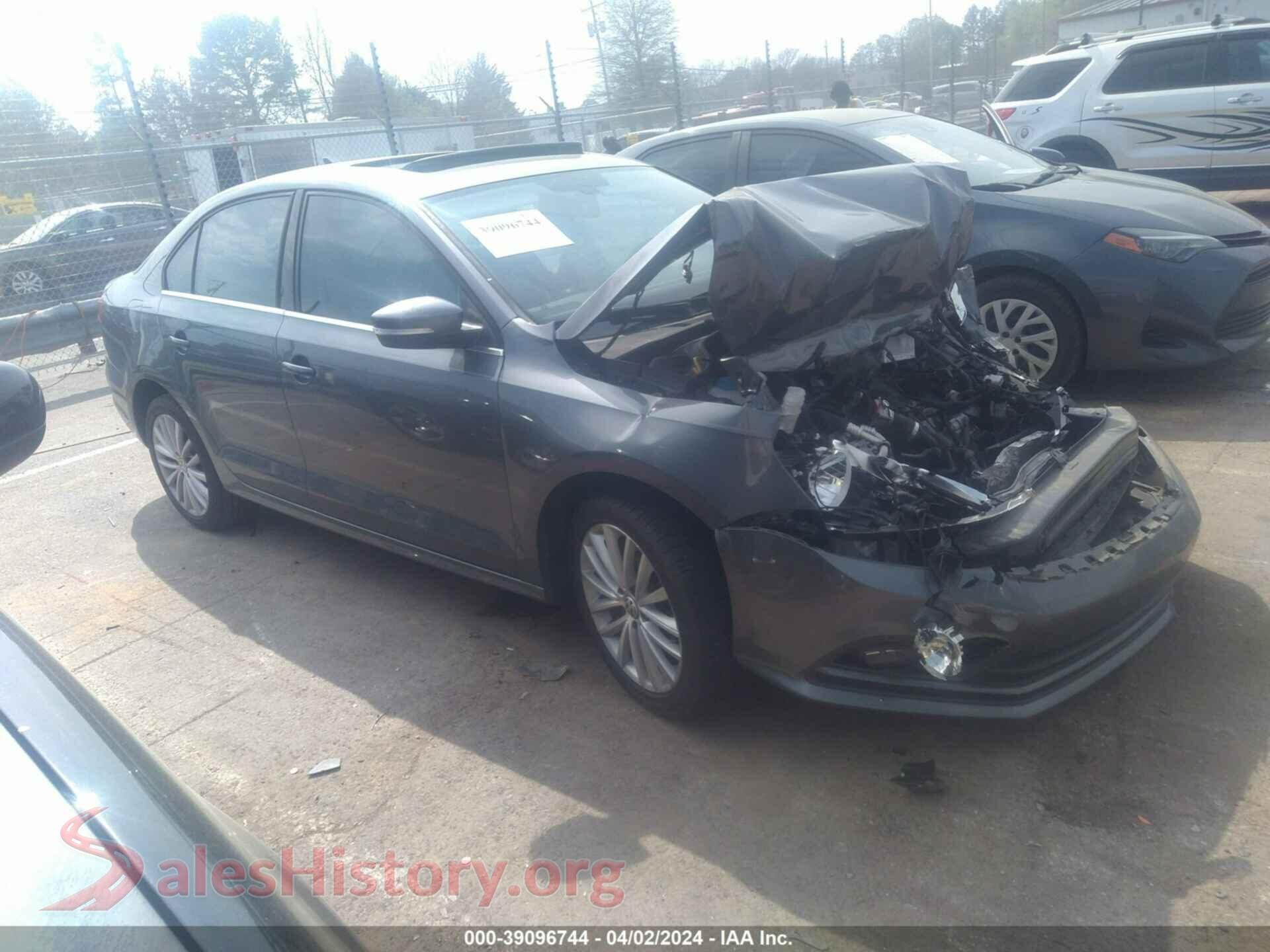 2016 VOLKSWAGEN JETTA — VIN 3VWL07AJ8GM230483