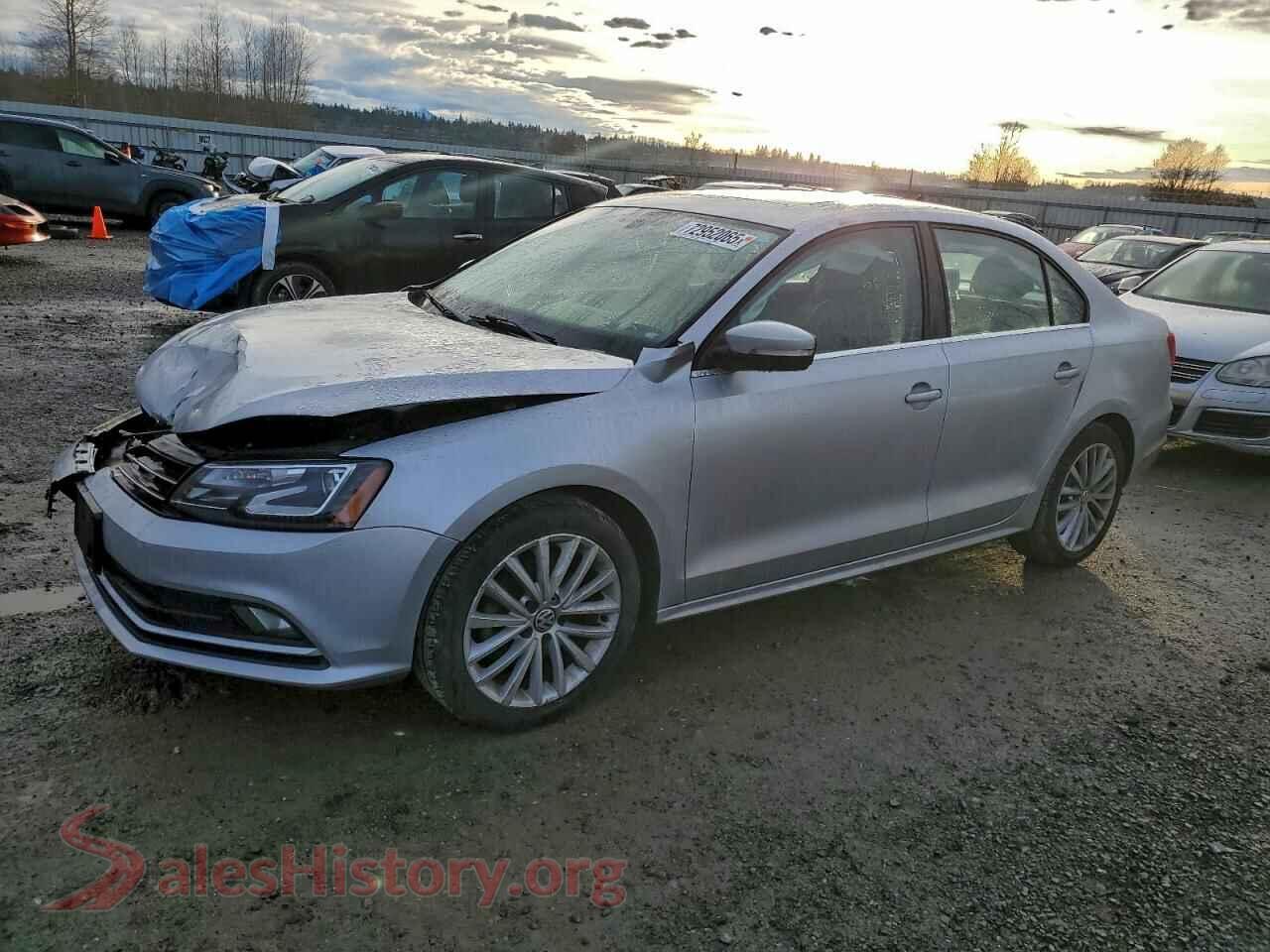 2016 VOLKSWAGEN JETTA — VIN 3VWL17AJ6GM354376