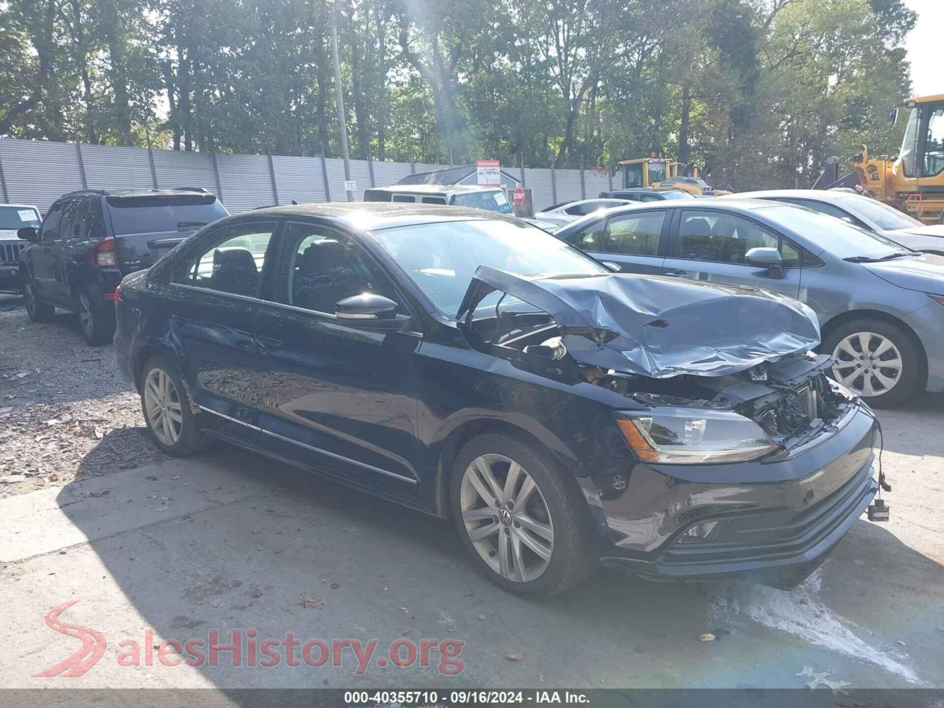 2017 VOLKSWAGEN JETTA — VIN 3VWL17AJ9HM339243