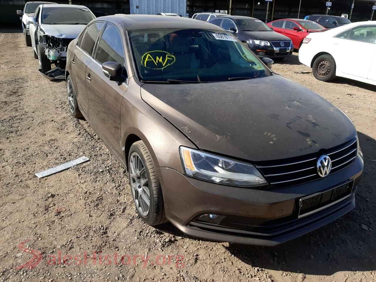 2015 VOLKSWAGEN JETTA — VIN 3VWLA7AJ3FM343298