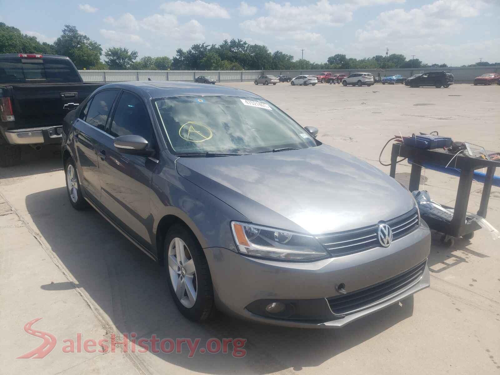 2012 VOLKSWAGEN JETTA — VIN 3VWLL7AJ9CM382905