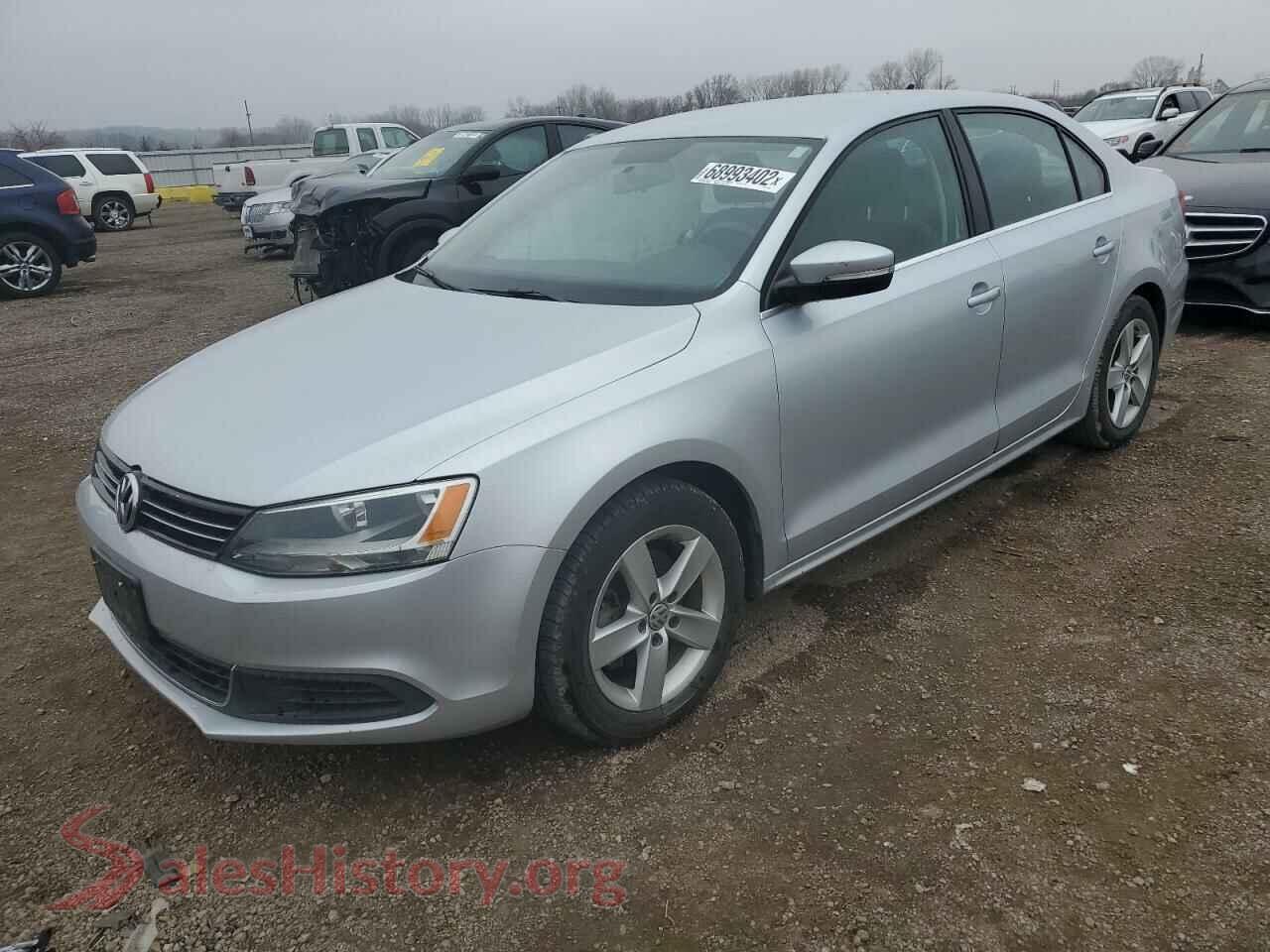 2014 VOLKSWAGEN JETTA — VIN 3VWLL7AJXEM266843