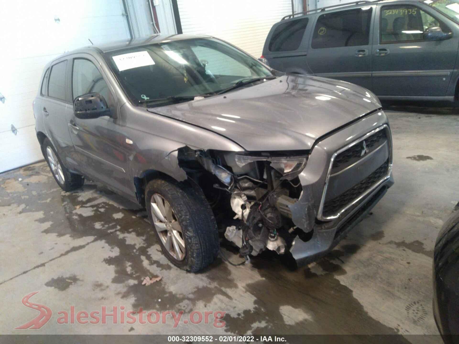 2014 MITSUBISHI OUTLANDER SPORT — VIN 4A4AP3AU6EE010330
