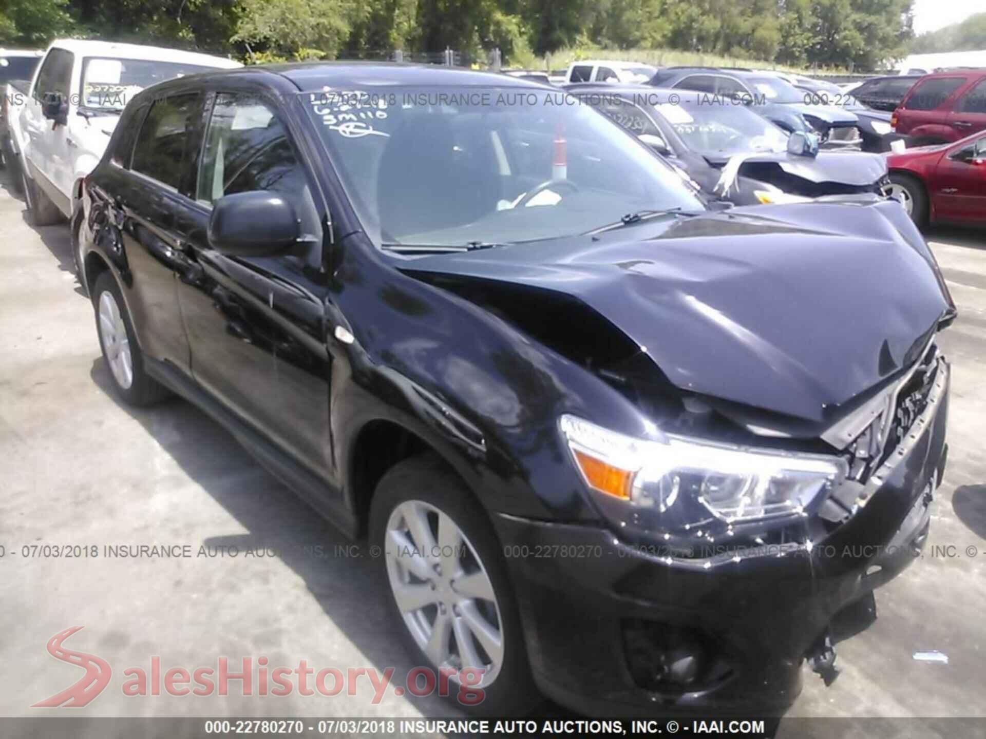2013 Mitsubishi Outlander sport — VIN 4A4AR3AU4DE021741
