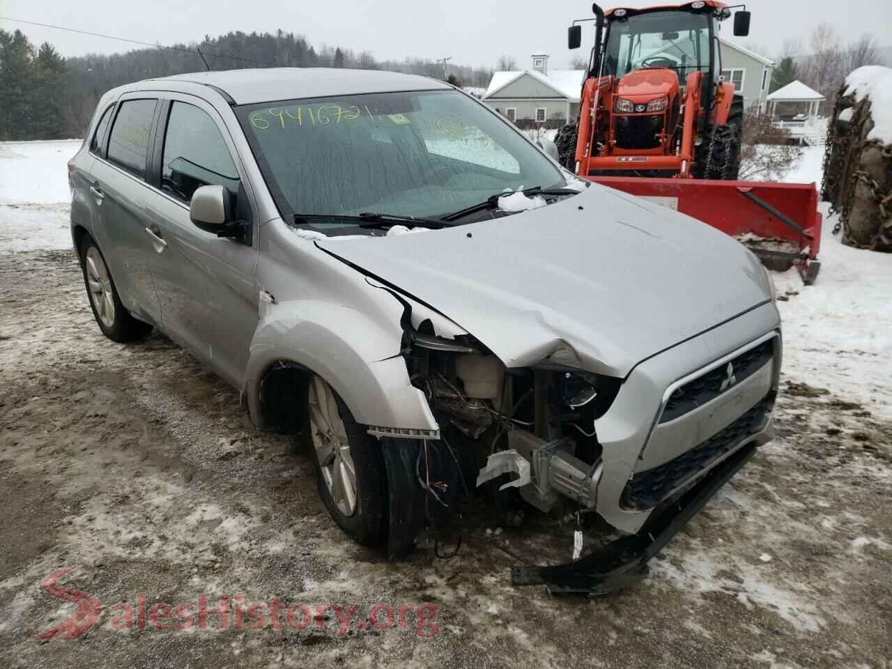 2013 MITSUBISHI OUTLANDER — VIN 4A4AR4AU3DE015614
