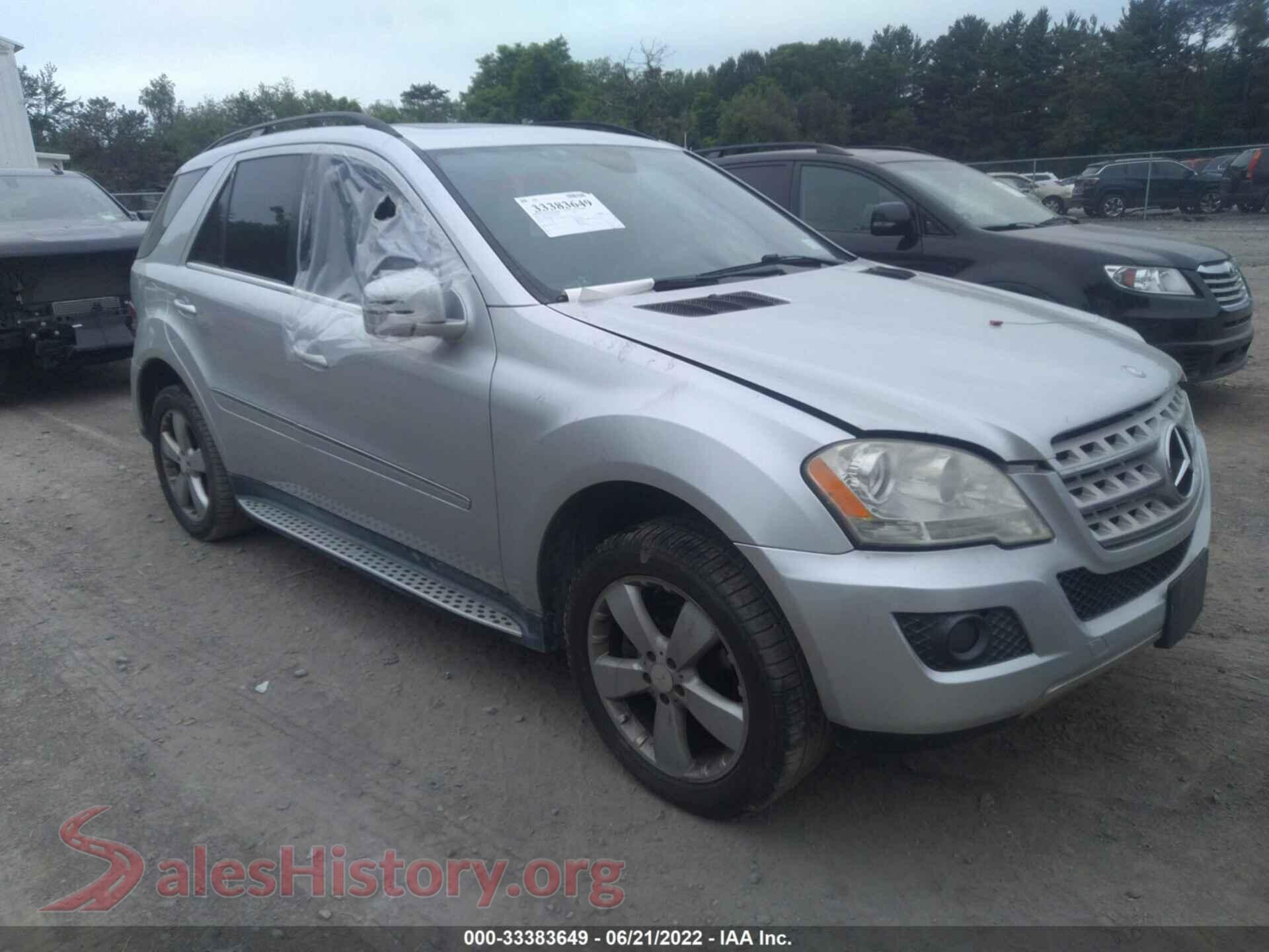 2011 MERCEDES-BENZ M-CLASS — VIN 4JGBB8GB8BA672079