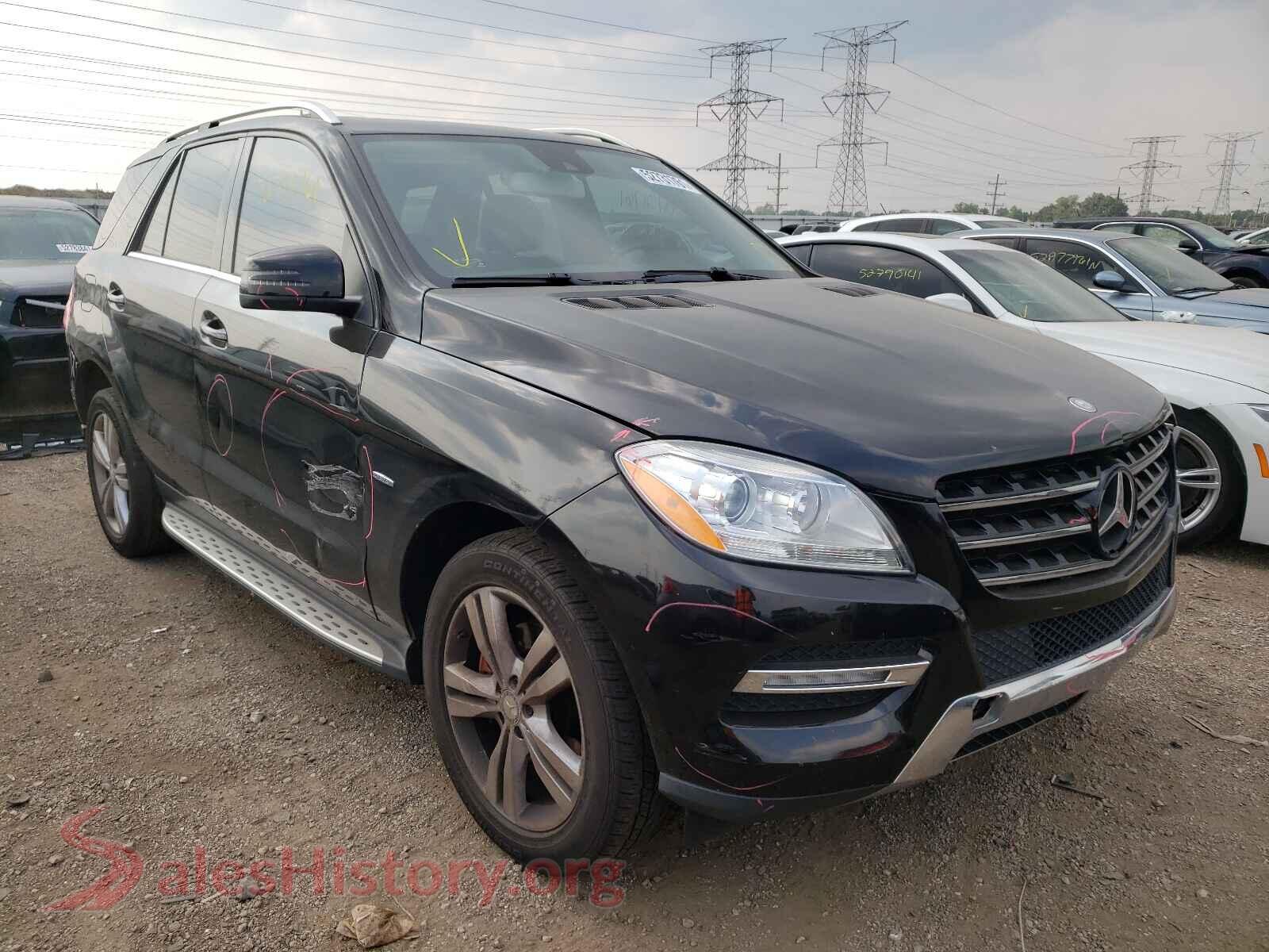 2012 MERCEDES-BENZ M-CLASS — VIN 4JGDA2EB1CA068080