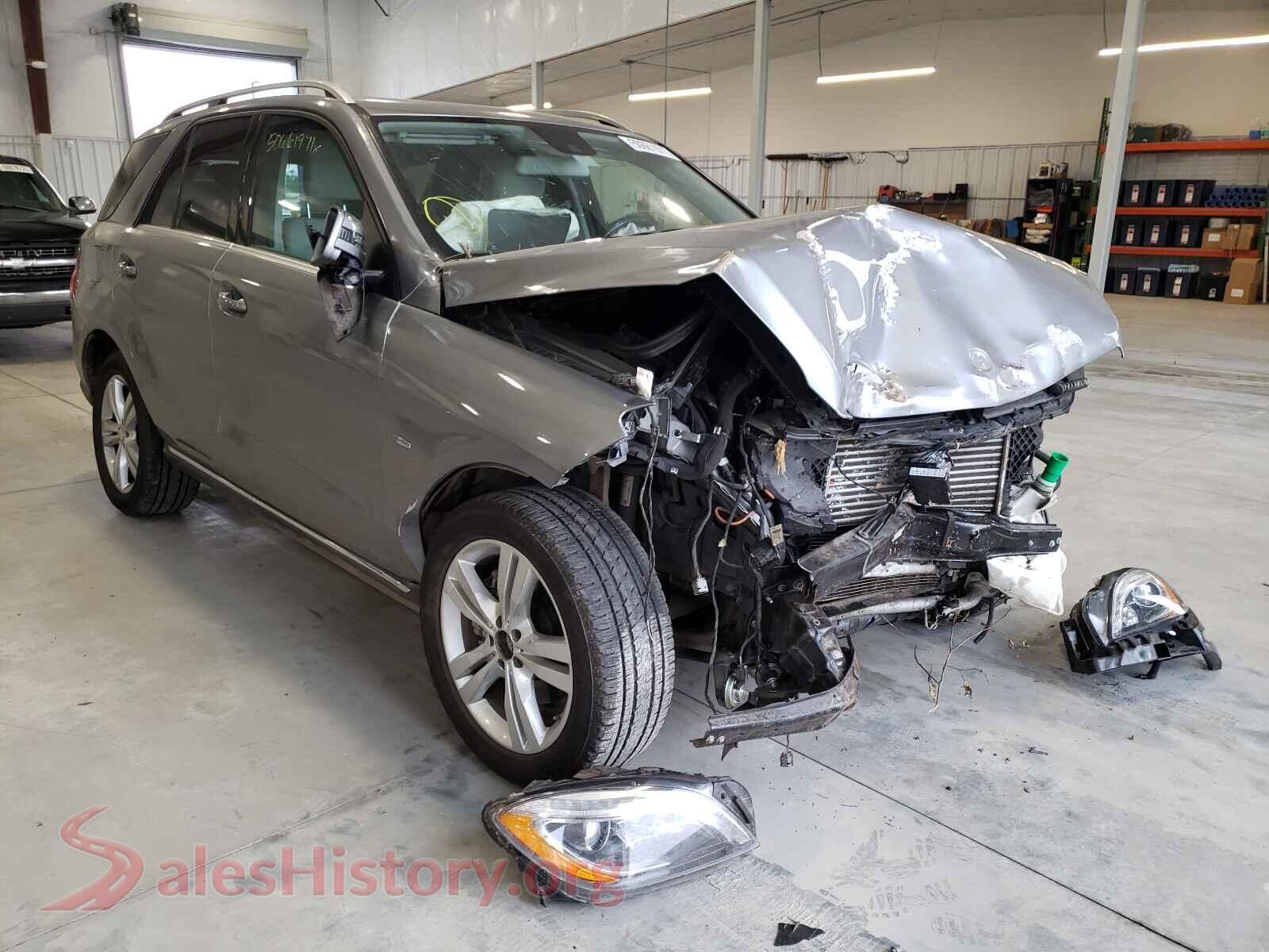 2012 MERCEDES-BENZ M-CLASS — VIN 4JGDA2EB2CA070856