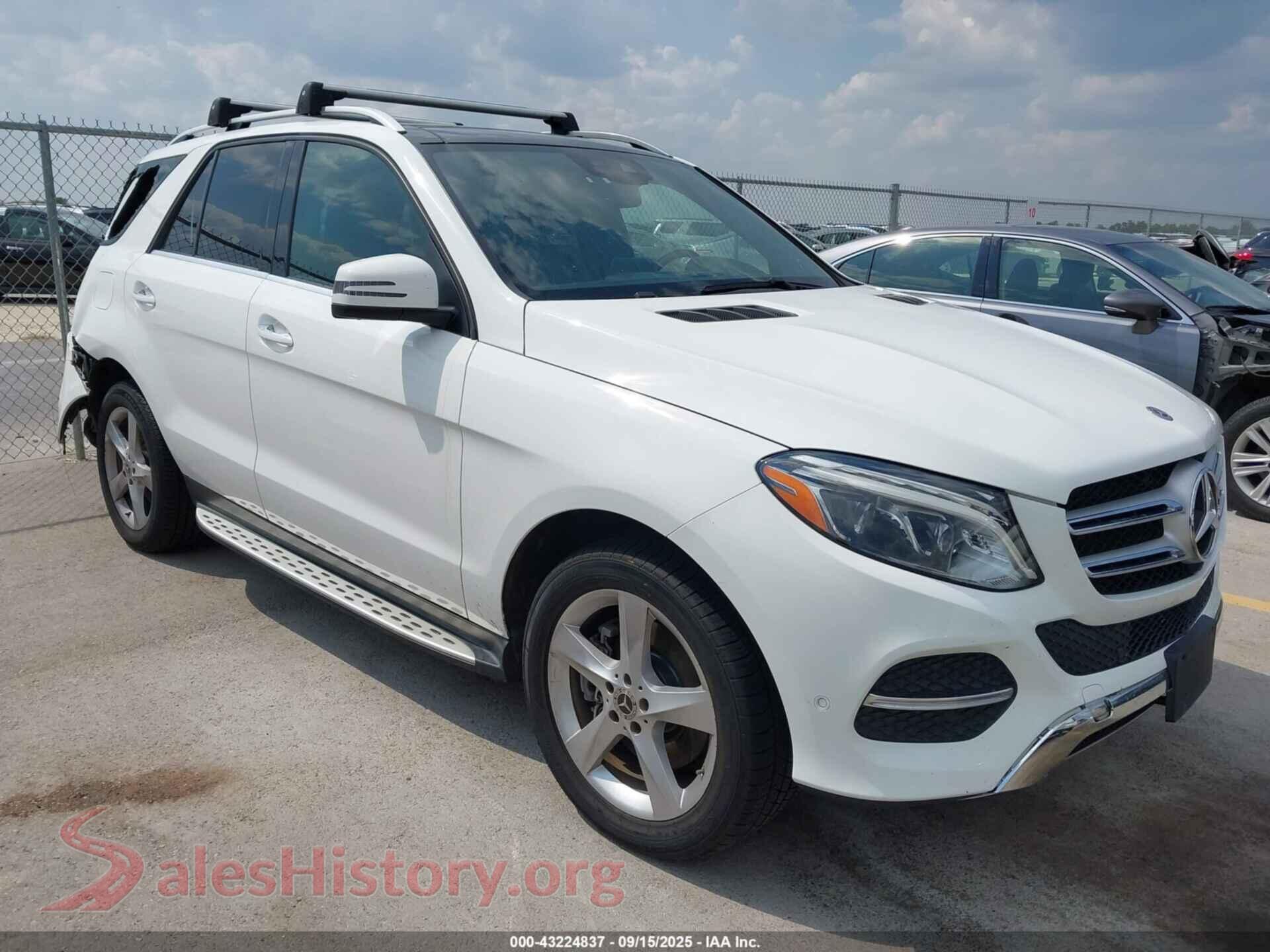 2019 MERCEDES-BENZ GLE 400 — VIN 4JGDA5GB1KB209401