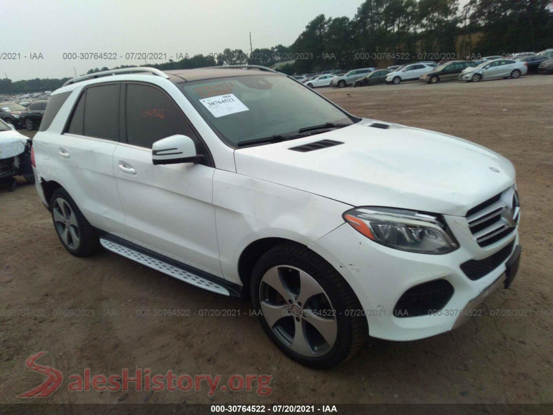 2016 MERCEDES-BENZ GLE — VIN 4JGDA5HB1GA756390