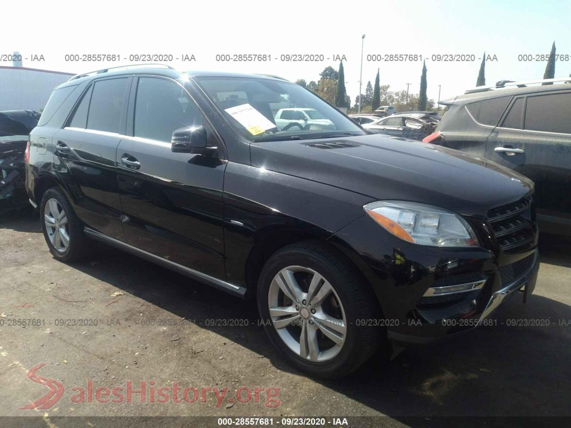 2012 MERCEDES-BENZ M-CLASS — VIN 4JGDA5HB4CA011109