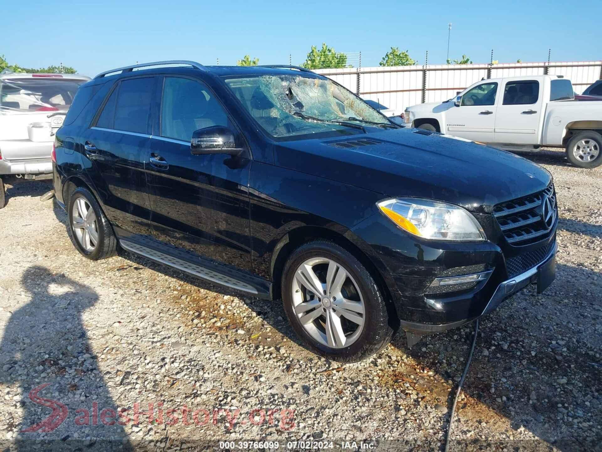 2015 MERCEDES-BENZ ML 350 — VIN 4JGDA5HB4FA448435