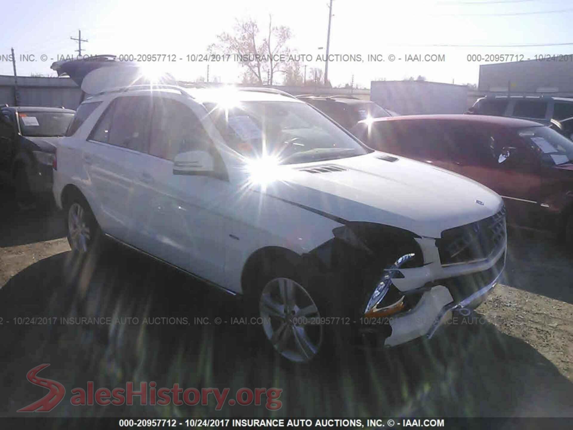 2012 Mercedes-benz Ml — VIN 4JGDA5HB7CA074754
