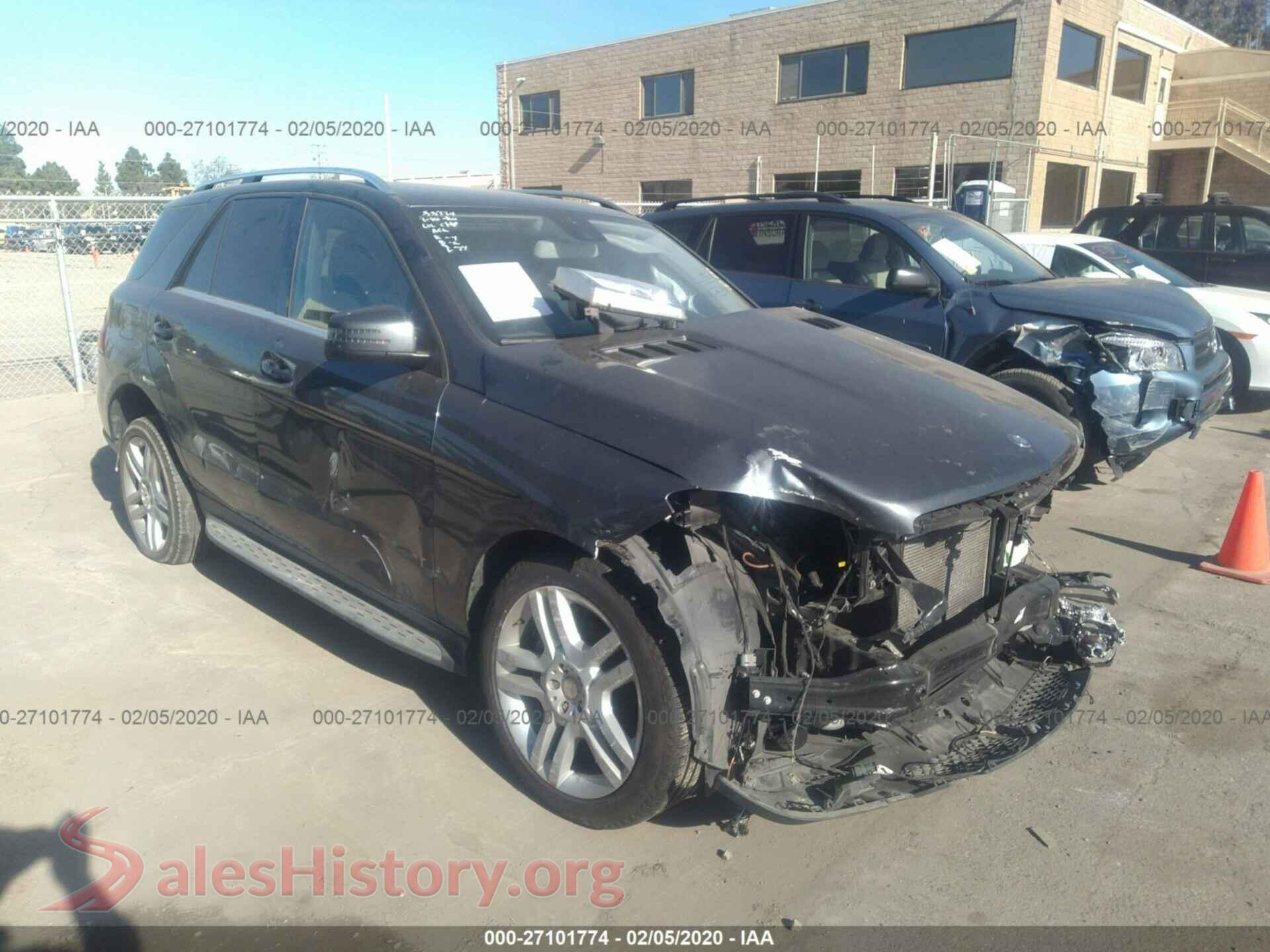 2015 MERCEDES-BENZ ML — VIN 4JGDA5HB7FA593078