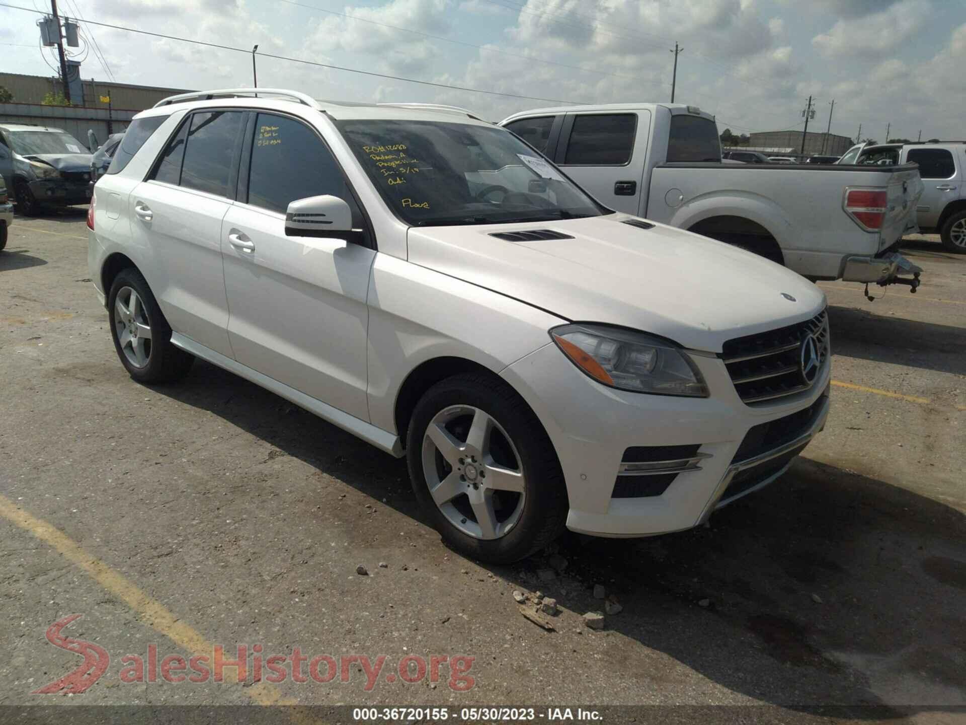 2014 MERCEDES-BENZ M-CLASS — VIN 4JGDA5JB3EA334452