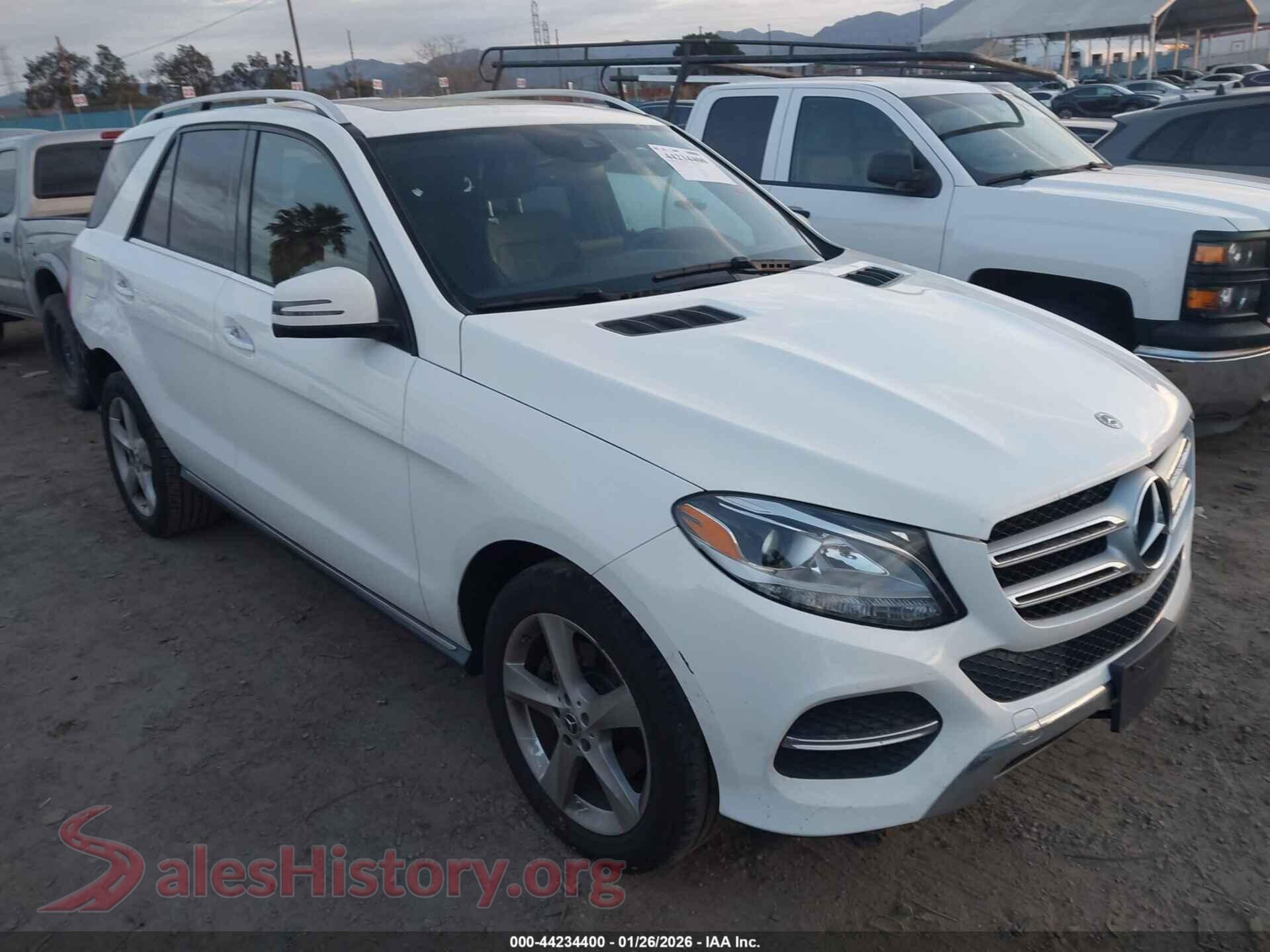 2017 MERCEDES-BENZ GLE 350 — VIN 4JGDA5JB5HA973680