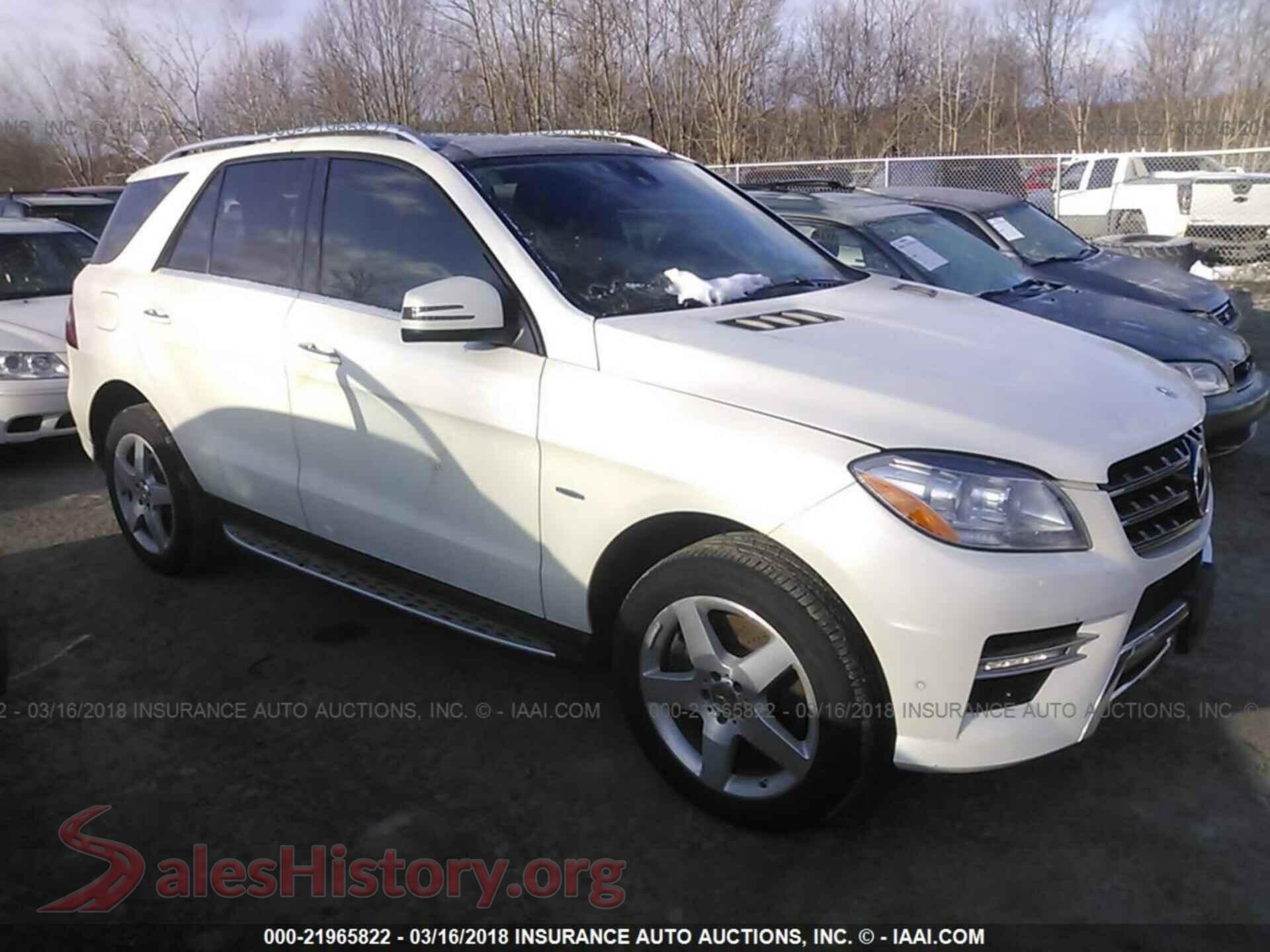 2012 MERCEDES-BENZ ML — VIN 4JGDA7DB9CA043555