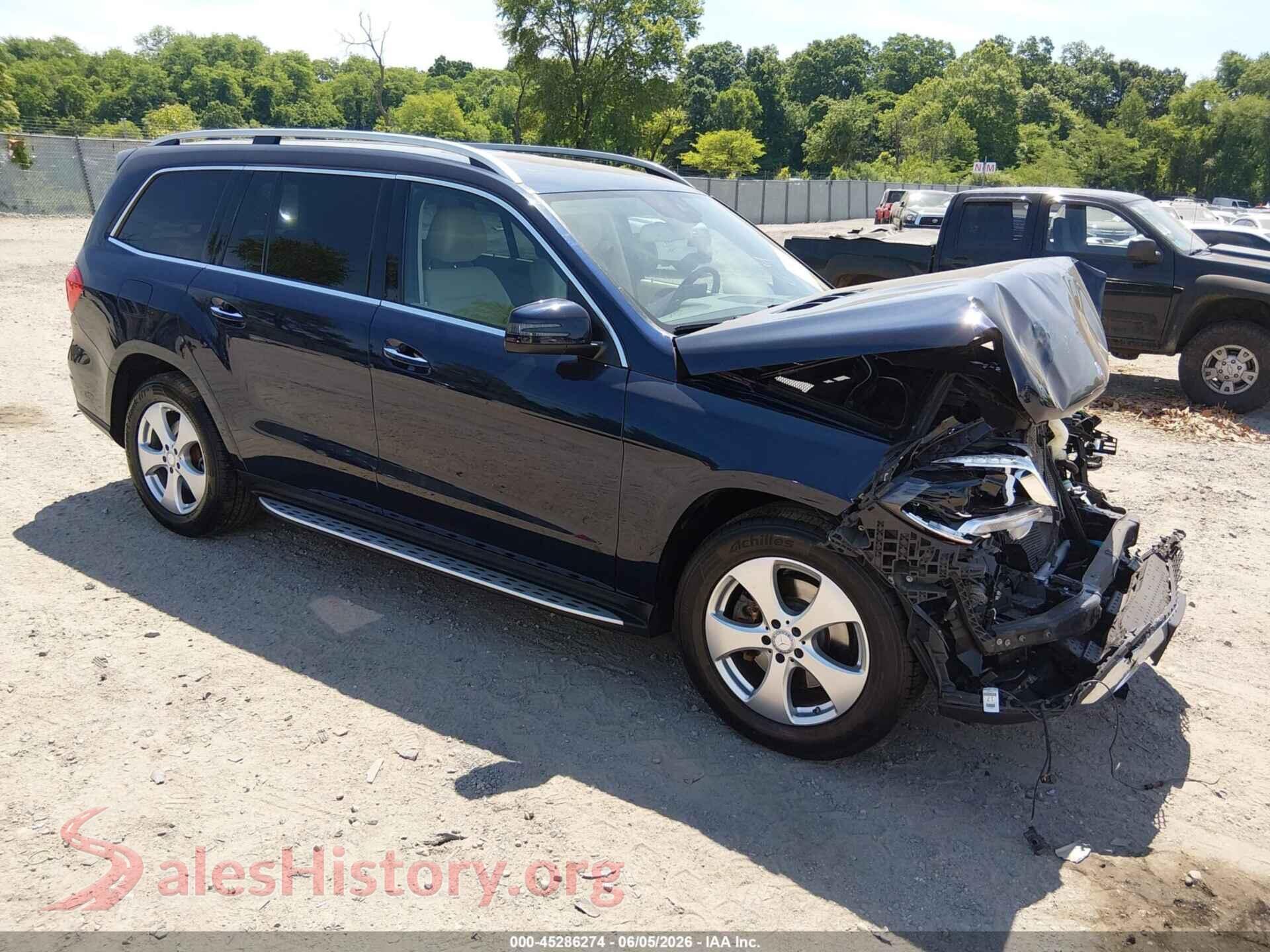 2017 MERCEDES-BENZ GLS 450 — VIN 4JGDF6EE6HA770647