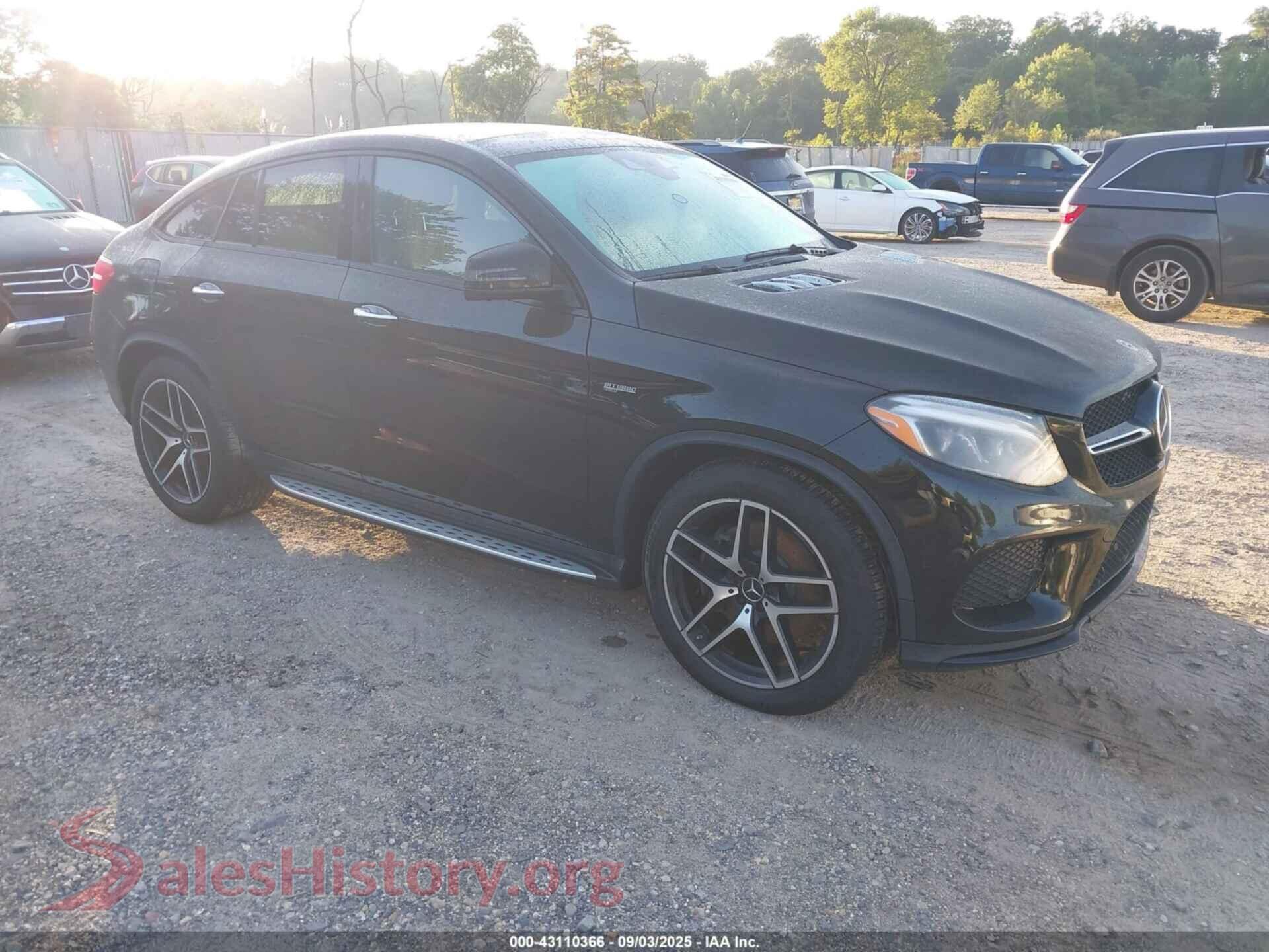 2019 MERCEDES-BENZ AMG GLE 43 COUPE — VIN 4JGED6EB3KA150894