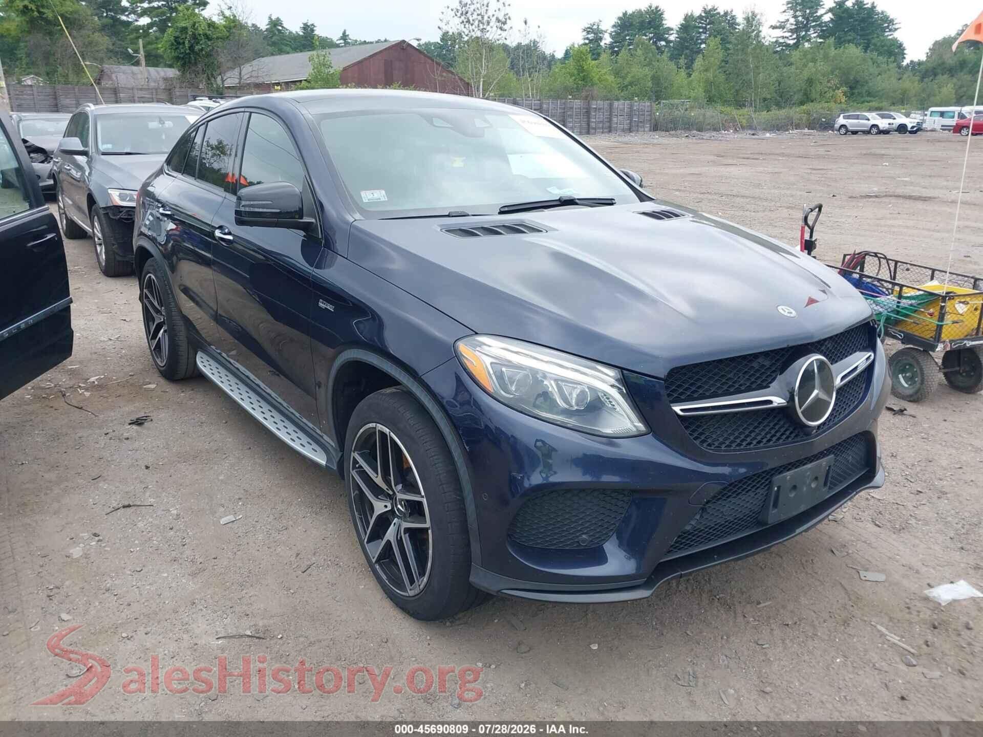 2018 MERCEDES-BENZ AMG GLE 43 COUPE — VIN 4JGED6EB4JA100973