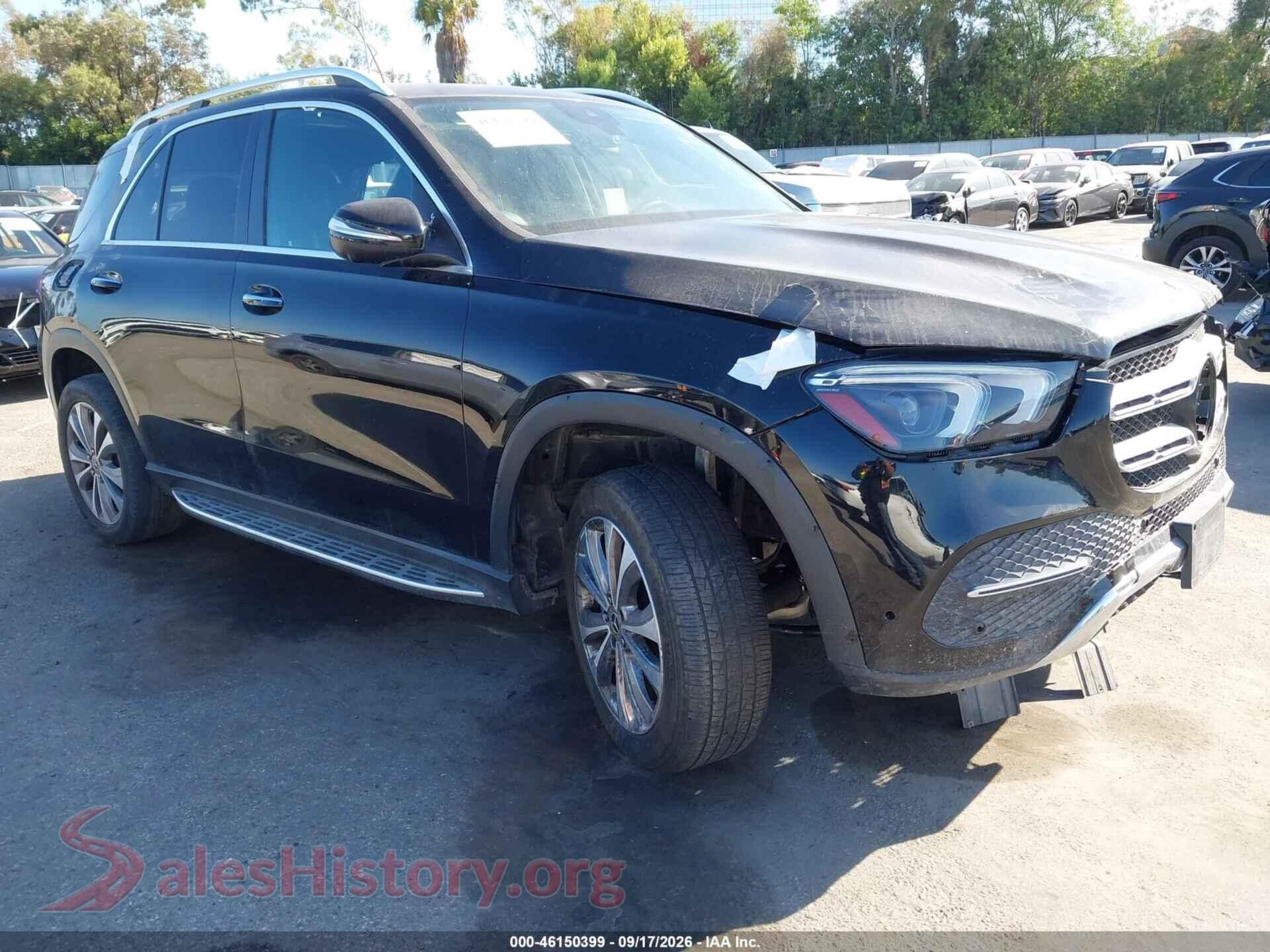 2020 MERCEDES-BENZ GLE 350 — VIN 4JGFB4KB1LA024621