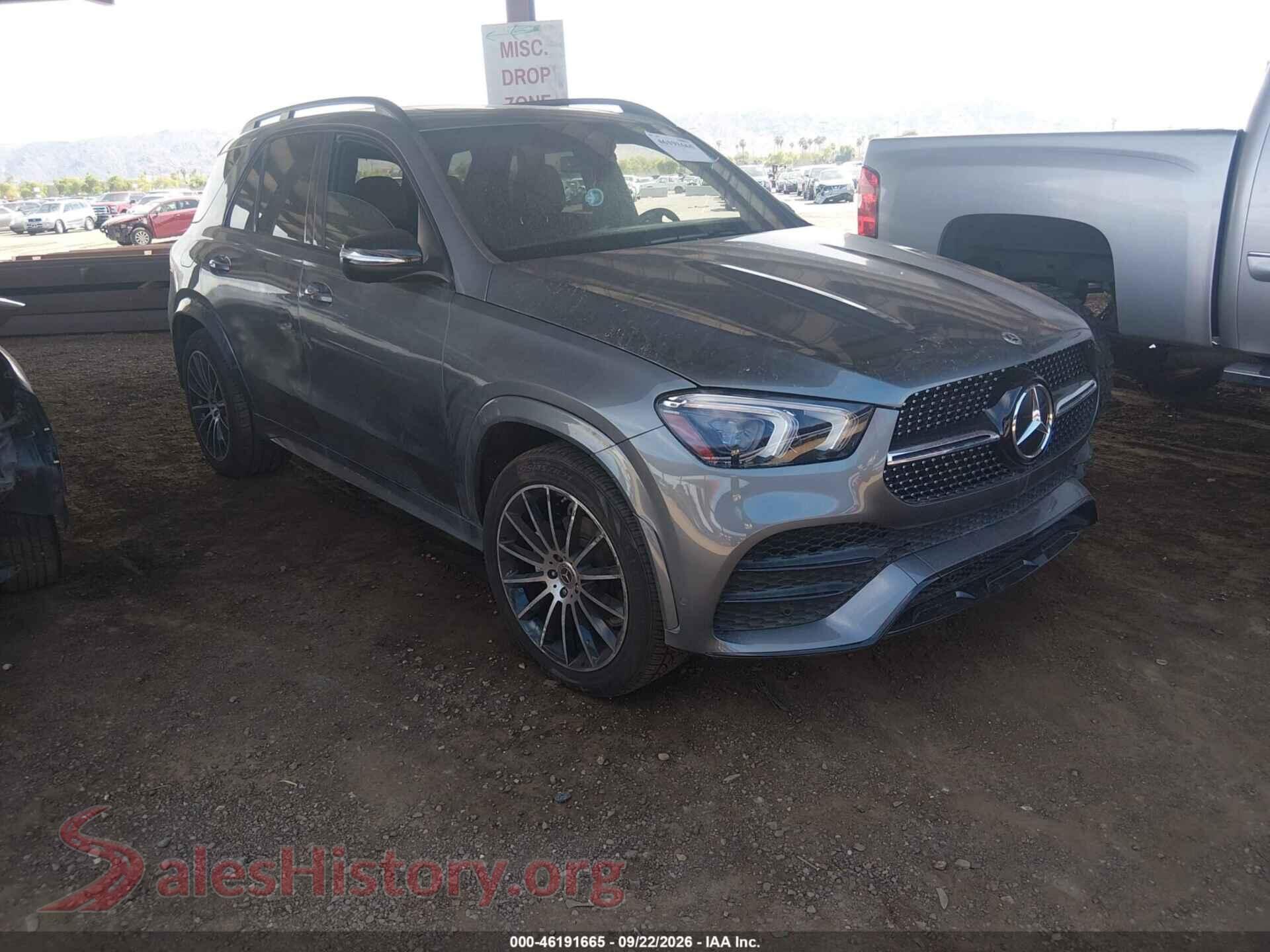 2022 MERCEDES-BENZ GLE 350 — VIN 4JGFB4KB6NA622898