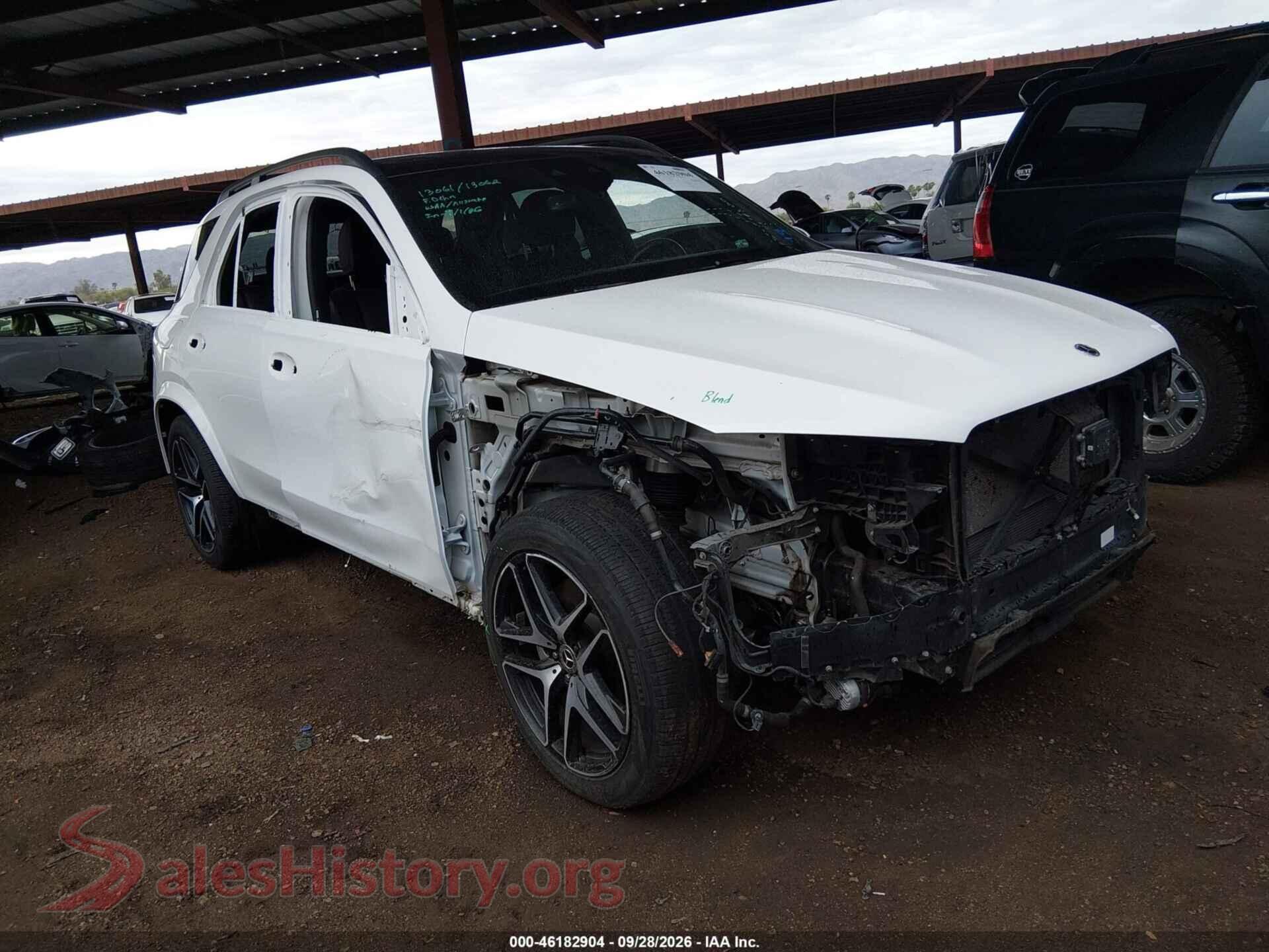 2022 MERCEDES-BENZ GLE 450 — VIN 4JGFB5KB7NA598245